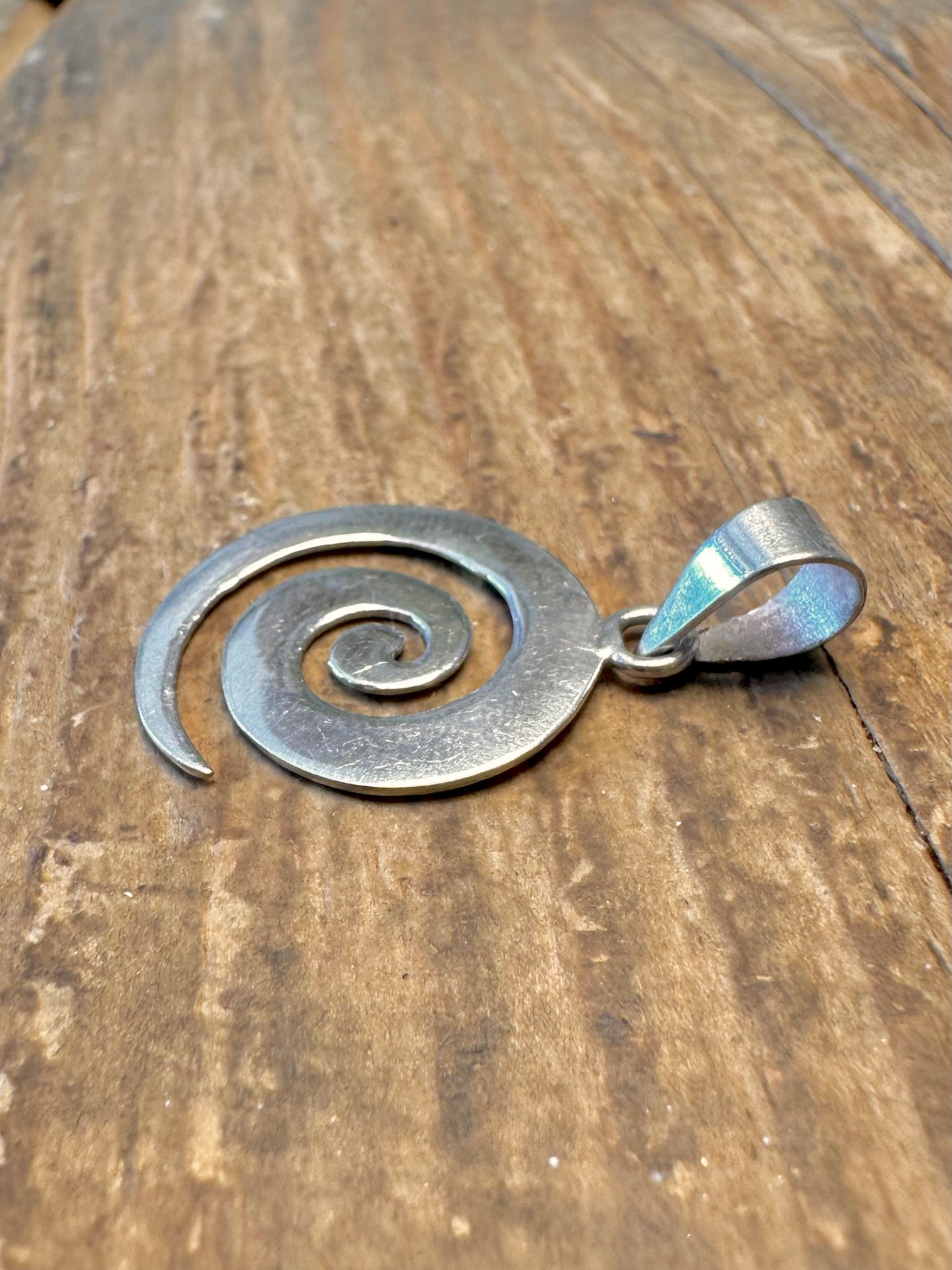 Swirl 925 Sterling Silver Pendant