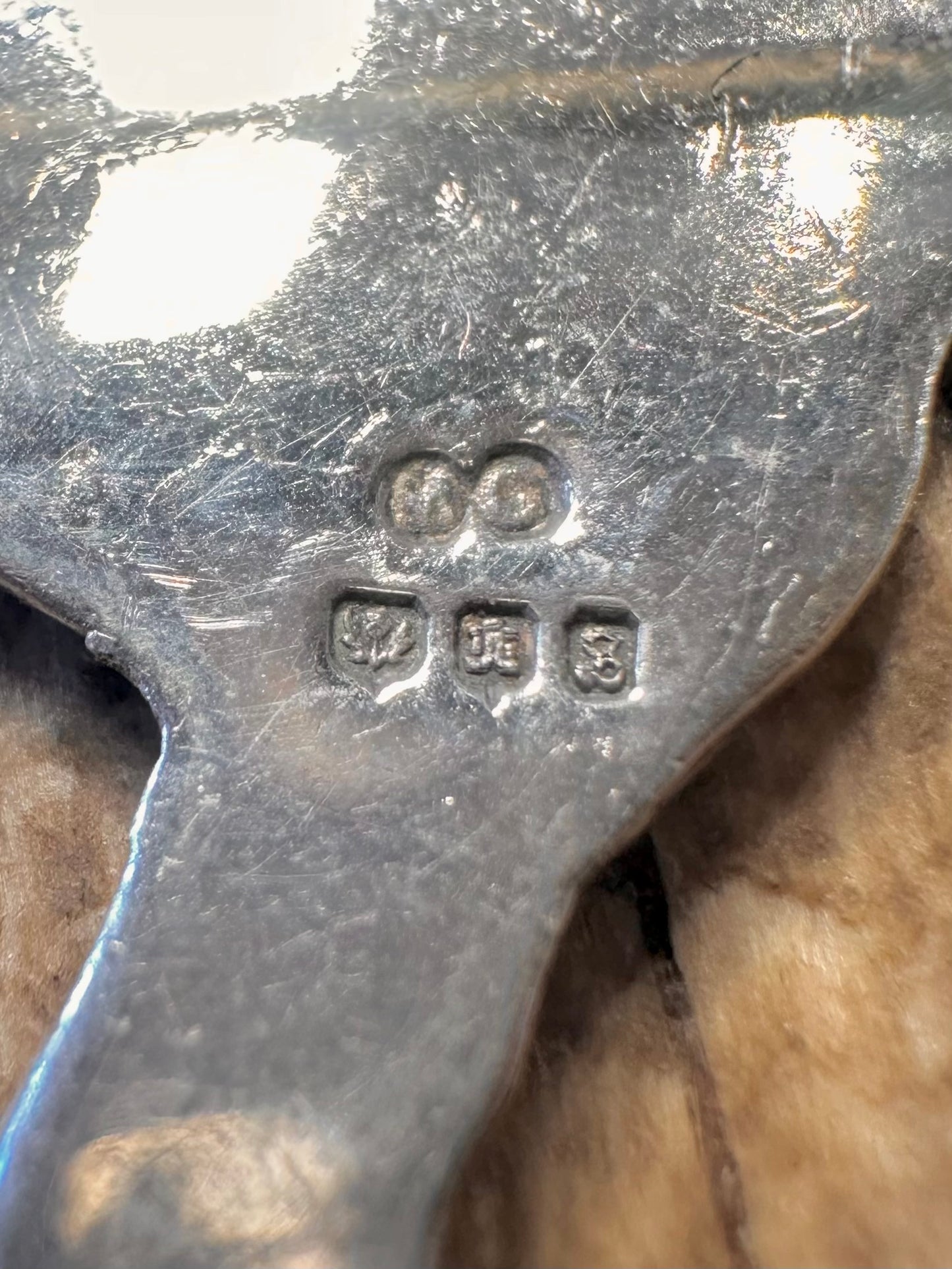 Vintage 1973 Shetland Pony 925 Sterling Silver Brooch