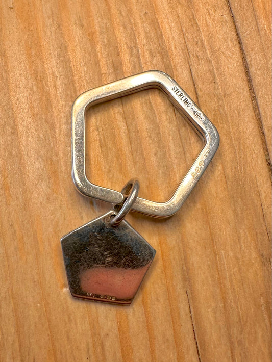 Vintage 1993 Tiffany and Co Style Key Ring Maker NES 925 Sterling Silver Collectables