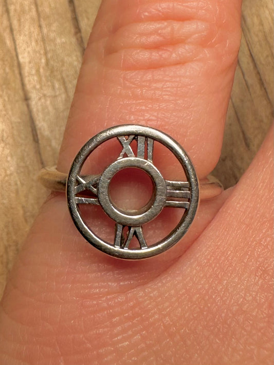 Tiffany & Co Atlas 2003 925 Sterling Silver Size L1/2 Ring