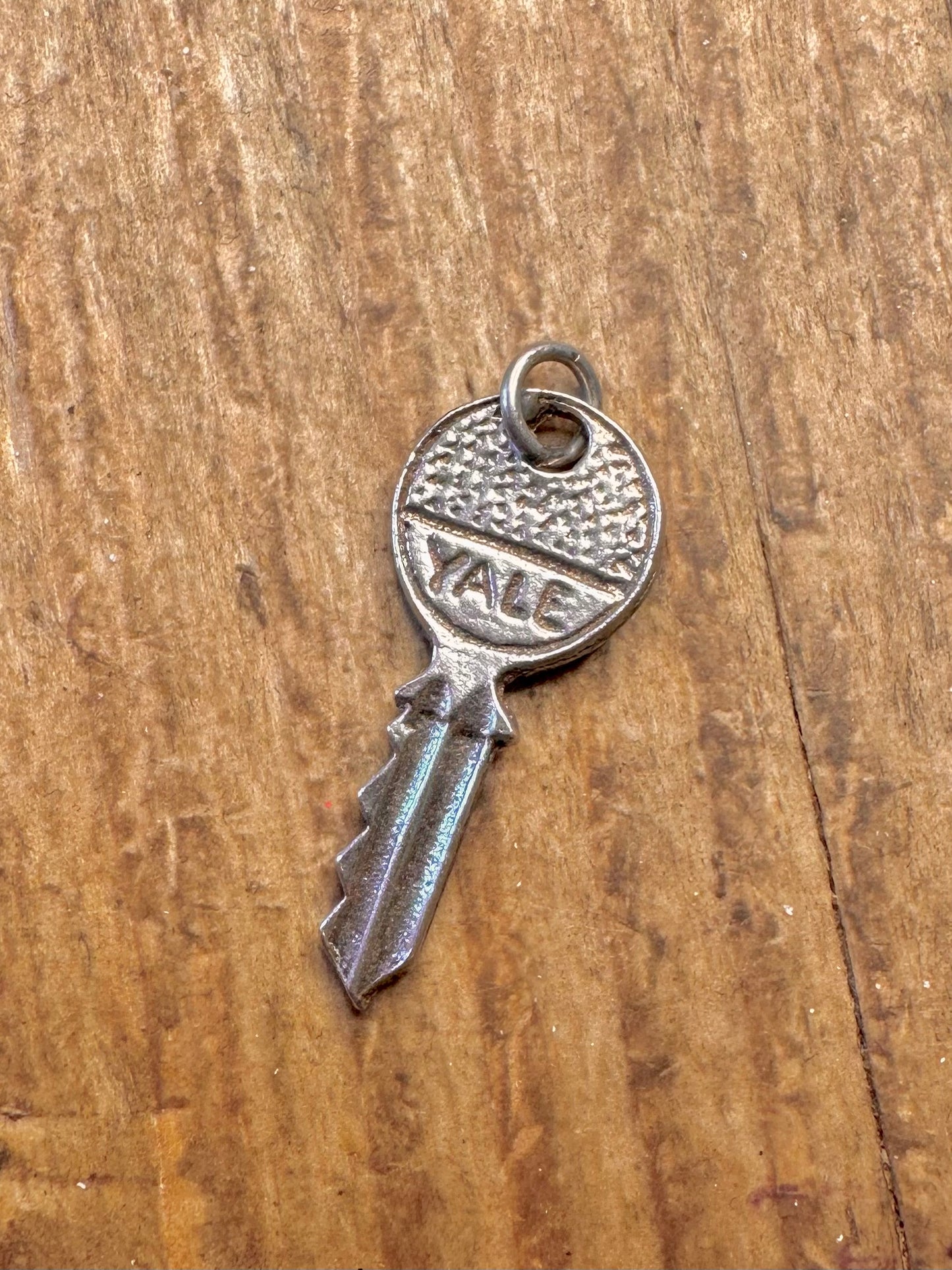 Yale Key 925 Sterling Silver Charm Pendant
