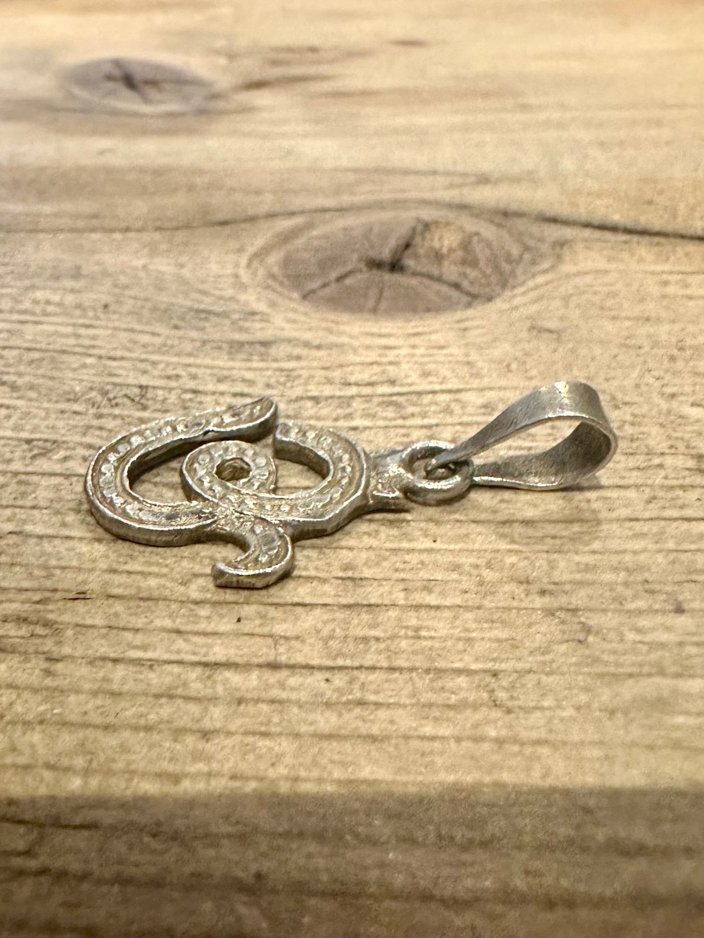 Vintage OM Silver Pendant