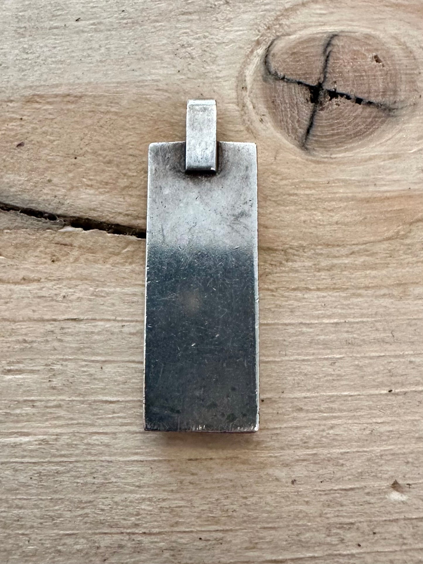 Vintage 1977 ED London Ingot 925 Silver Pendant