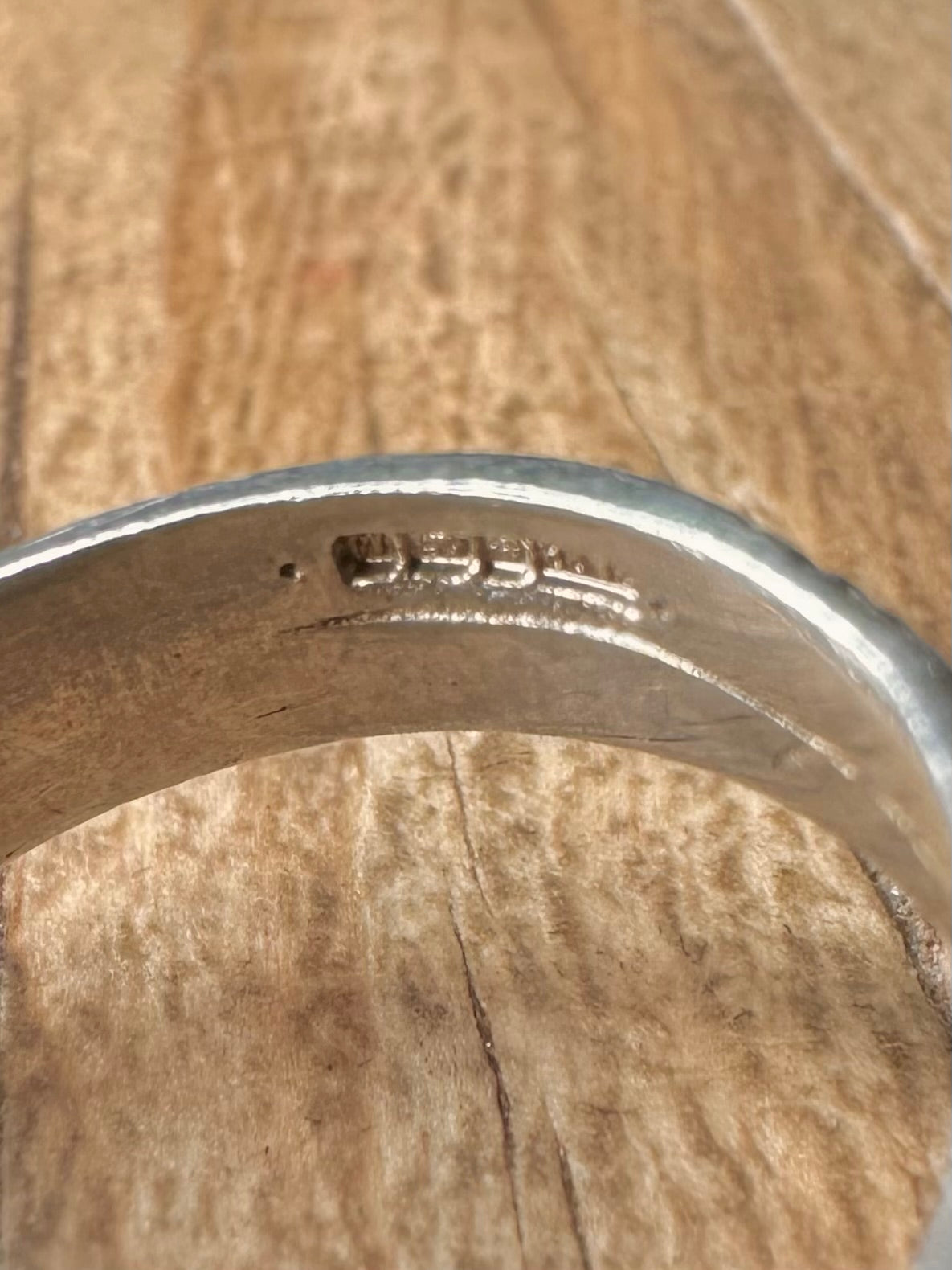 Vintage 1986 Snake Garnet Eyes 925 Sterling Silver Size R Ring