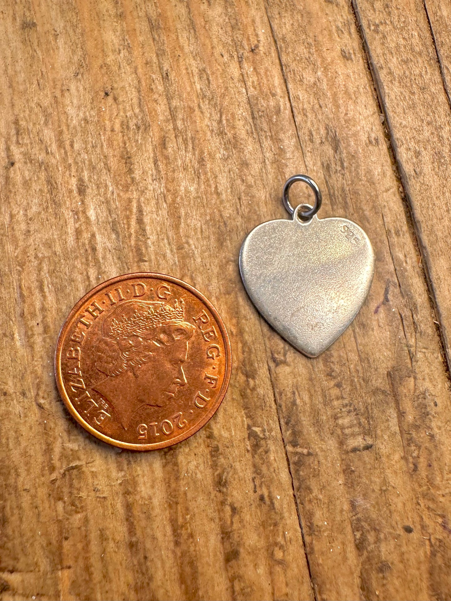 Herz-Anhänger aus 925er Sterlingsilber mit Gravur