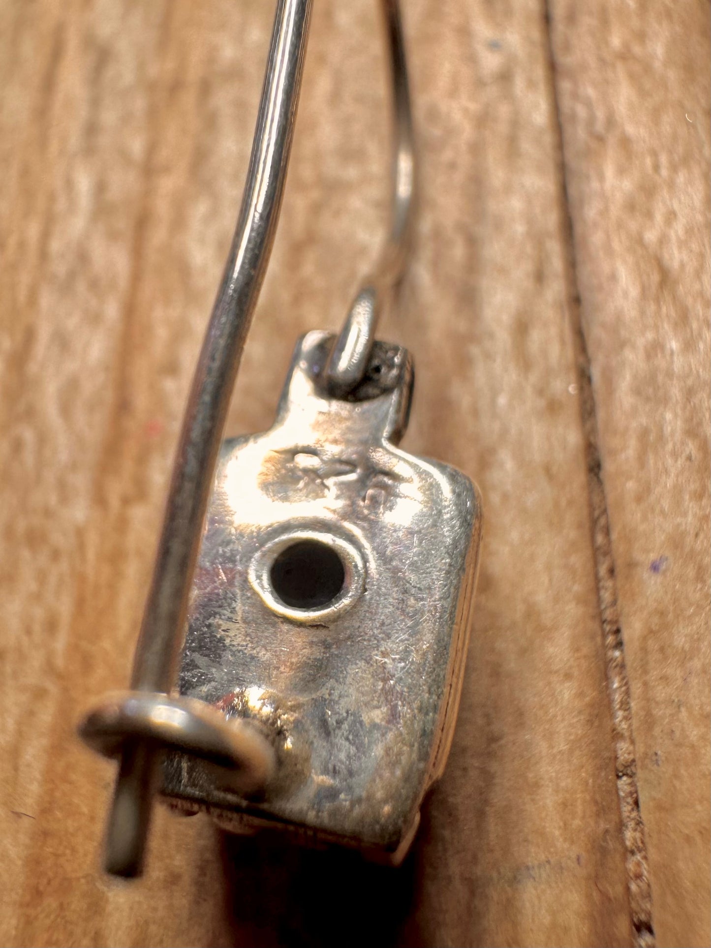 Vintage Moonstone Boho 925 Sterling Silver Earrings