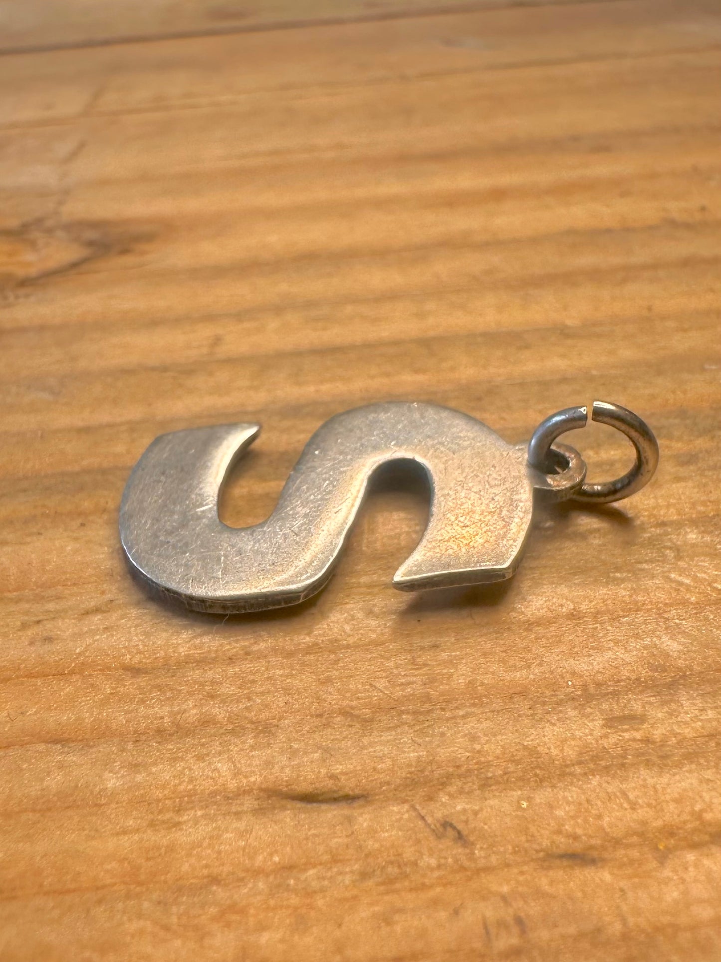 Letter S 925 Sterling Silver Pendant
