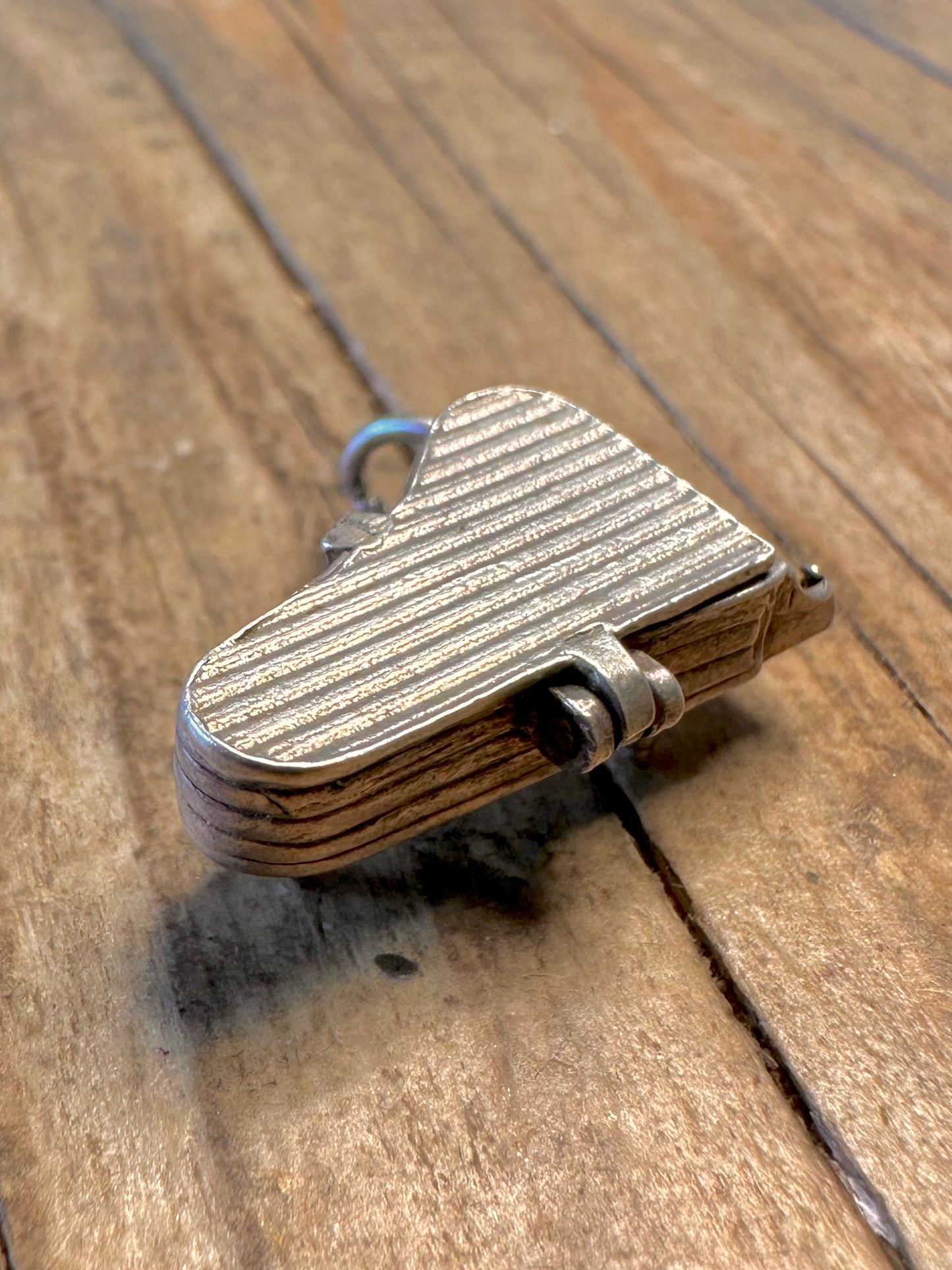 Piano Hinged Opens 925 Sterling Silver Charm Pendant