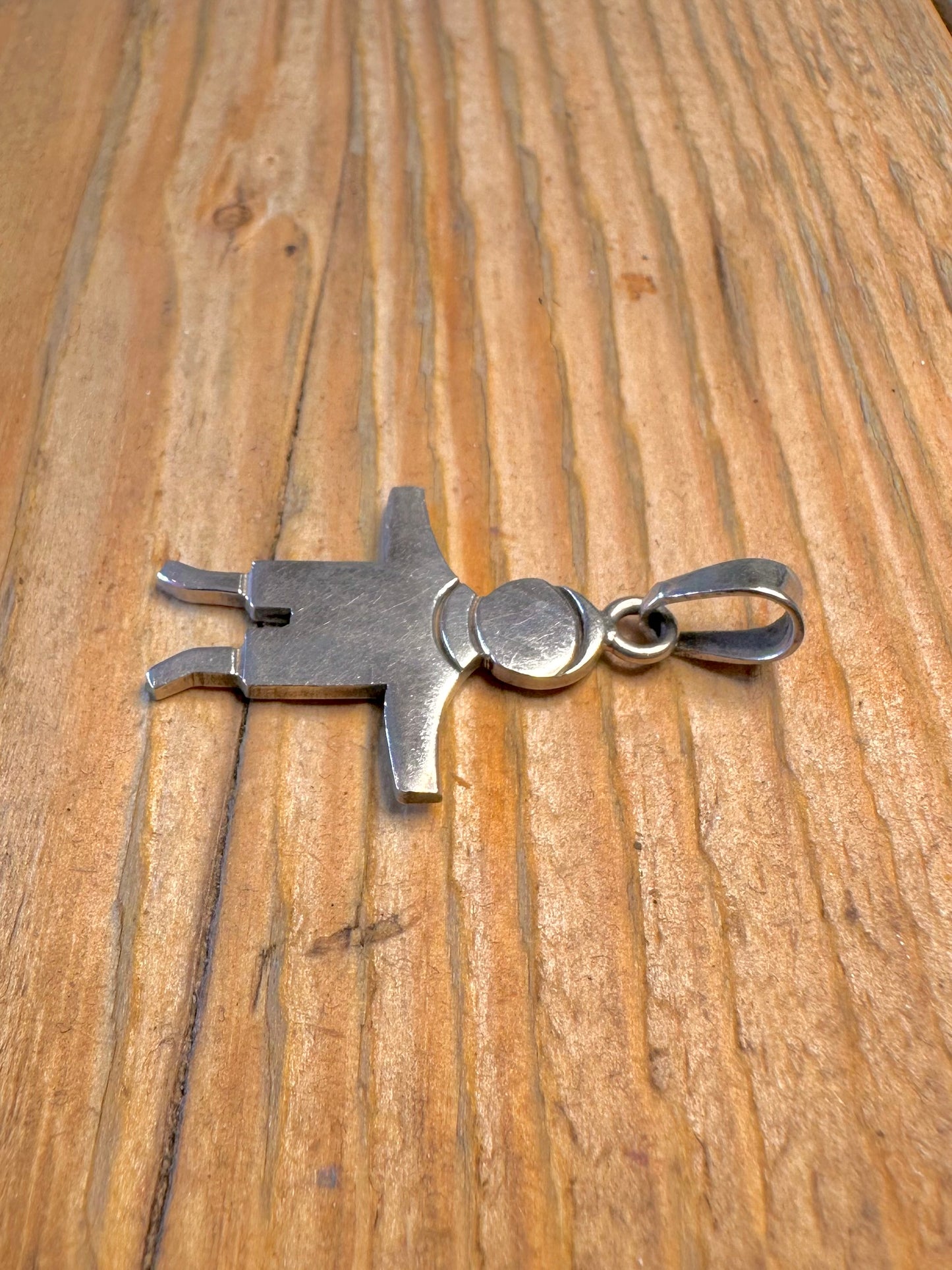 Boy Figure 925 Sterling Silver Pendant