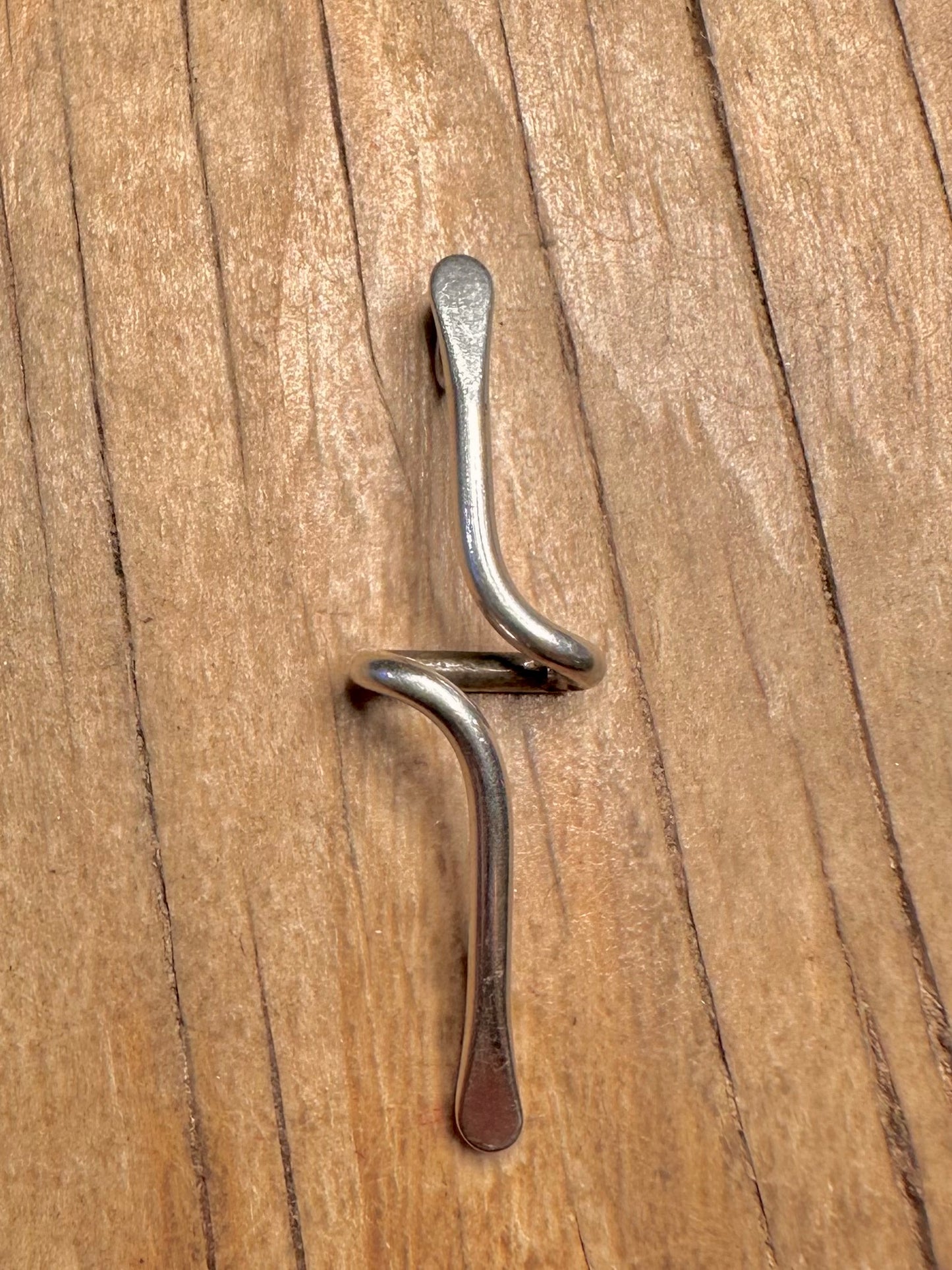 Modernist Bar 925 Sterling Silver Pendant