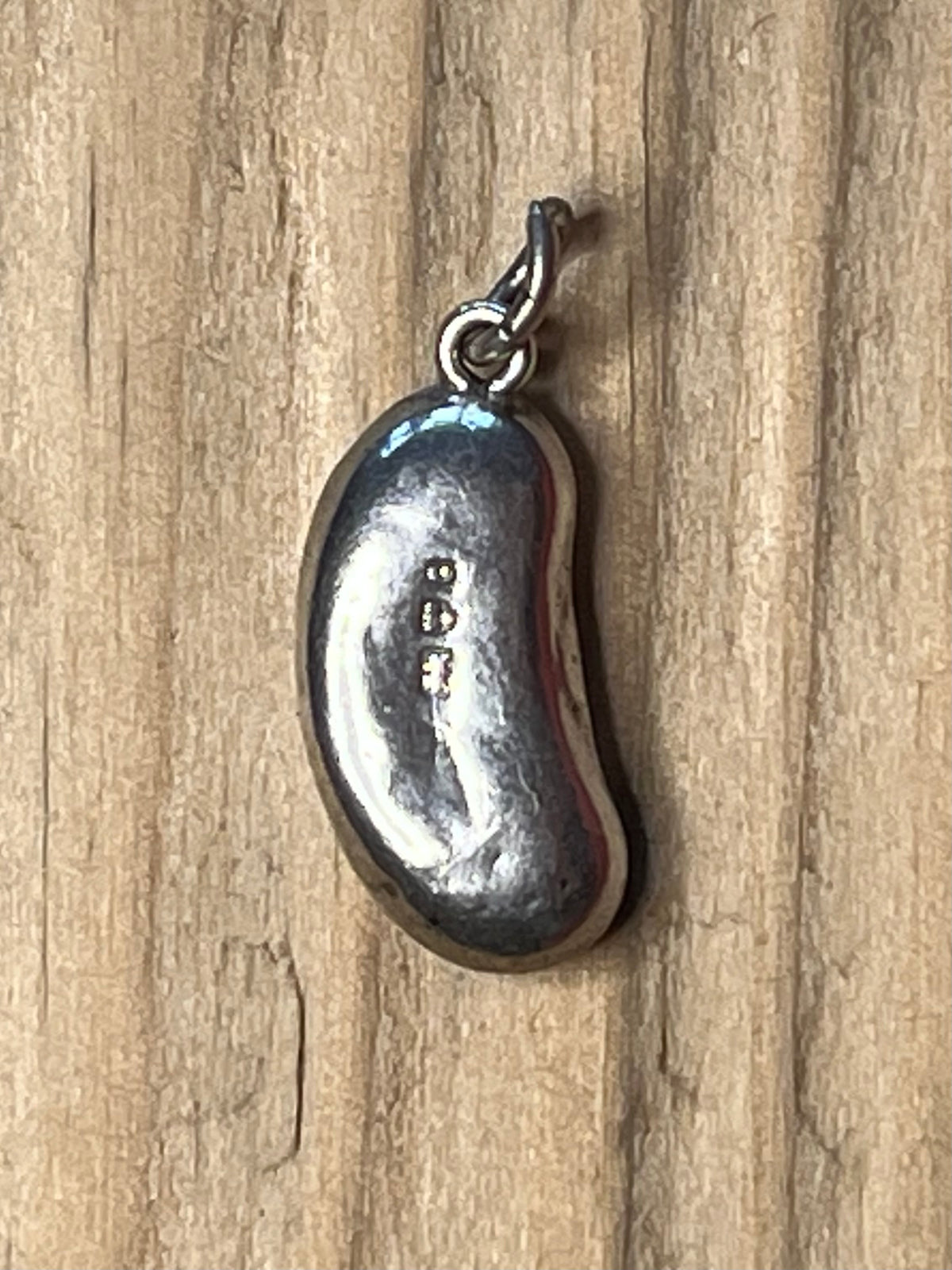 Small Bean 1866 Chester 925 Sterling Silver Pendant