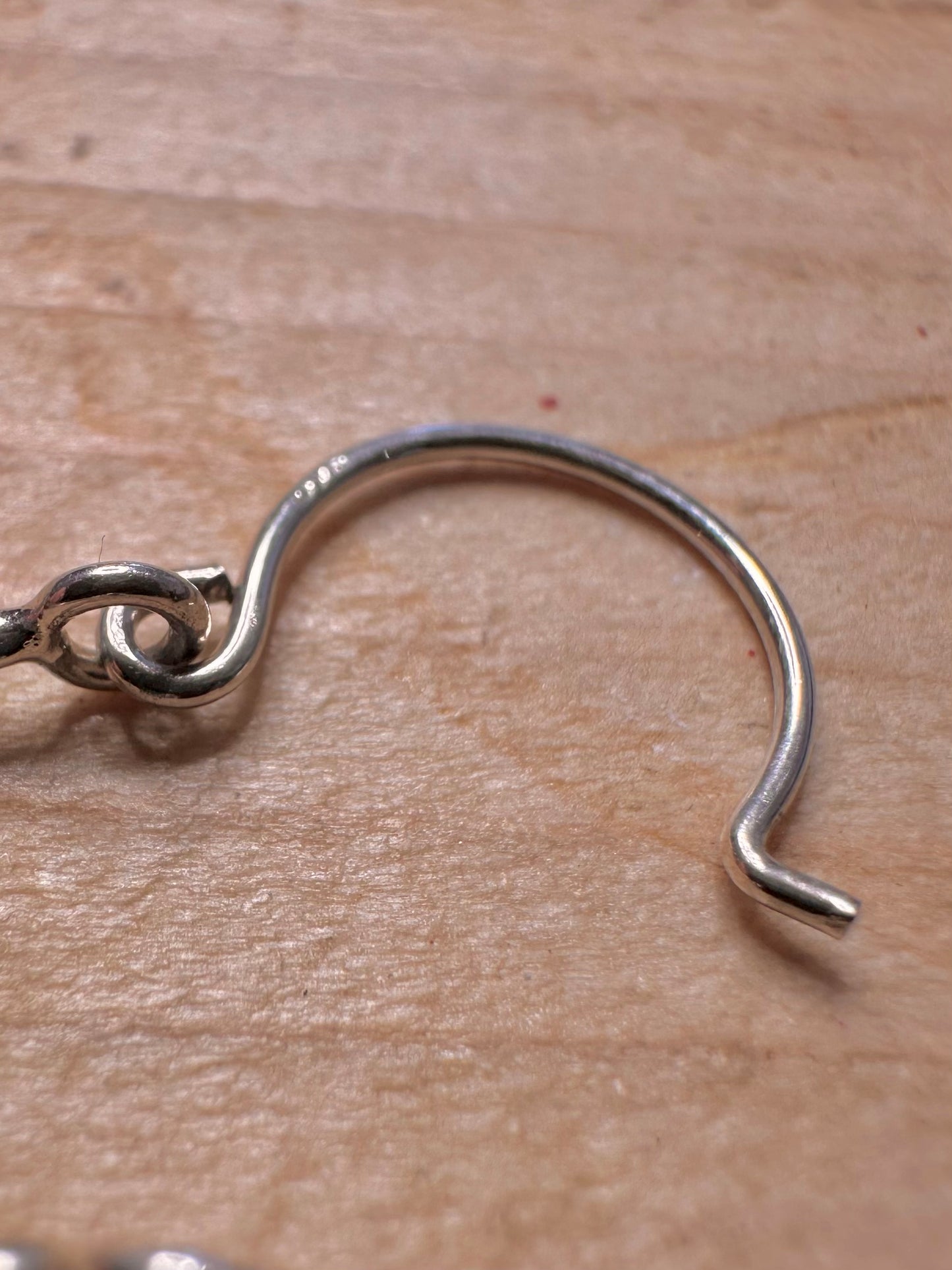 Modern Chunky Hoops 925 Silver Earrings