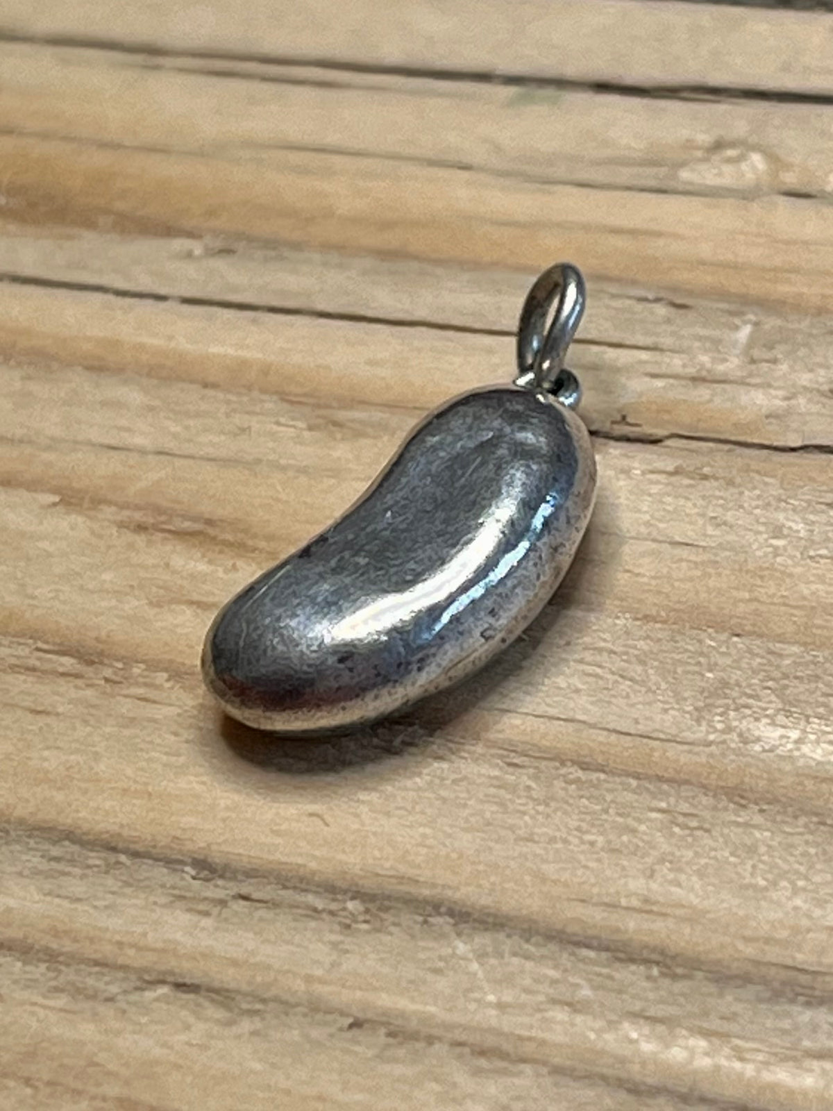 Small Bean 1866 Chester 925 Sterling Silver Pendant