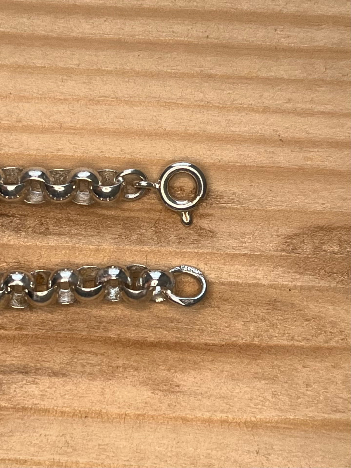 Belcher Chain 925 Sterling Silver 23 Inch Necklace