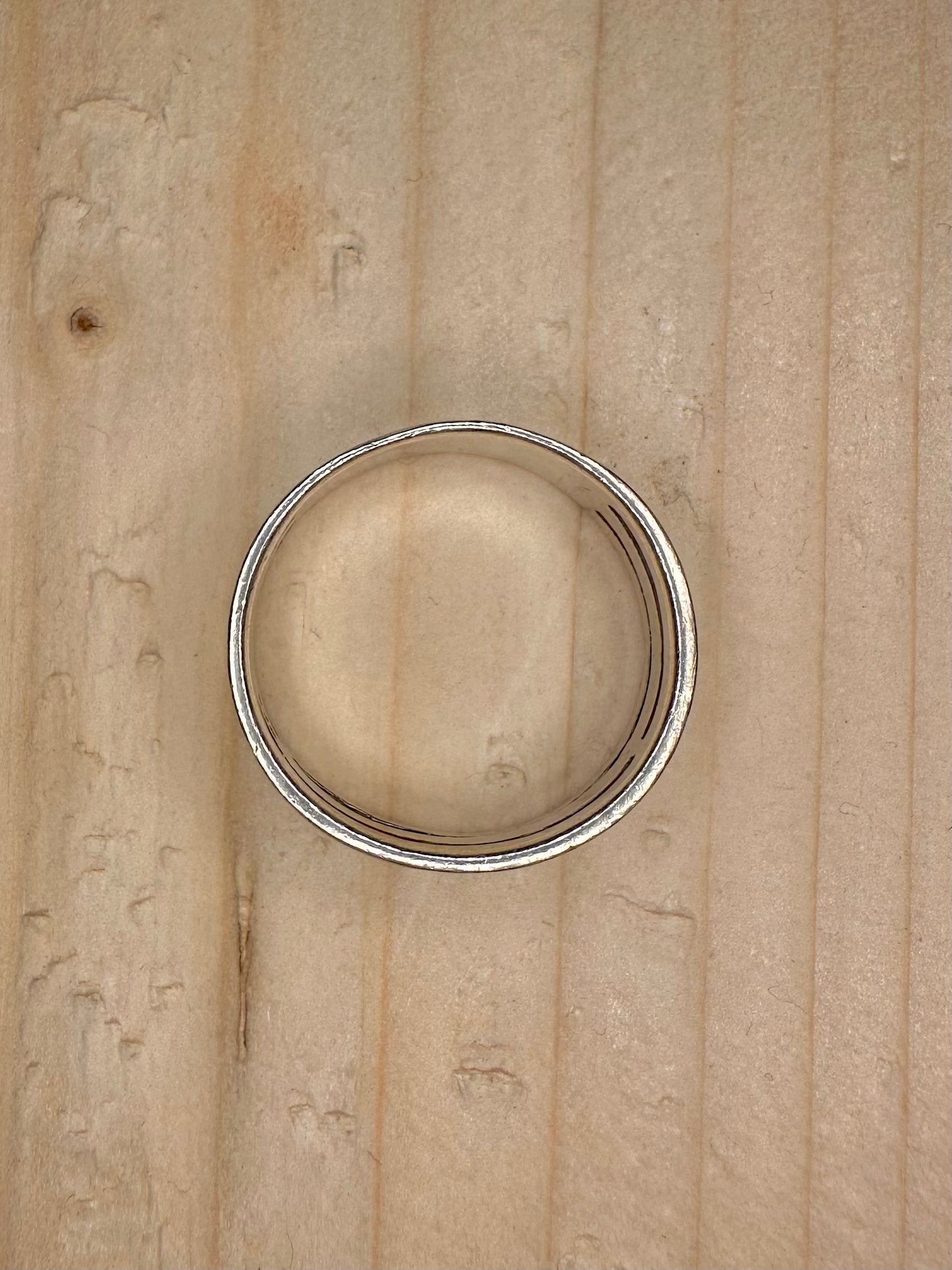 Jump Ring Band 925 Sterling Silver Size V Ring
