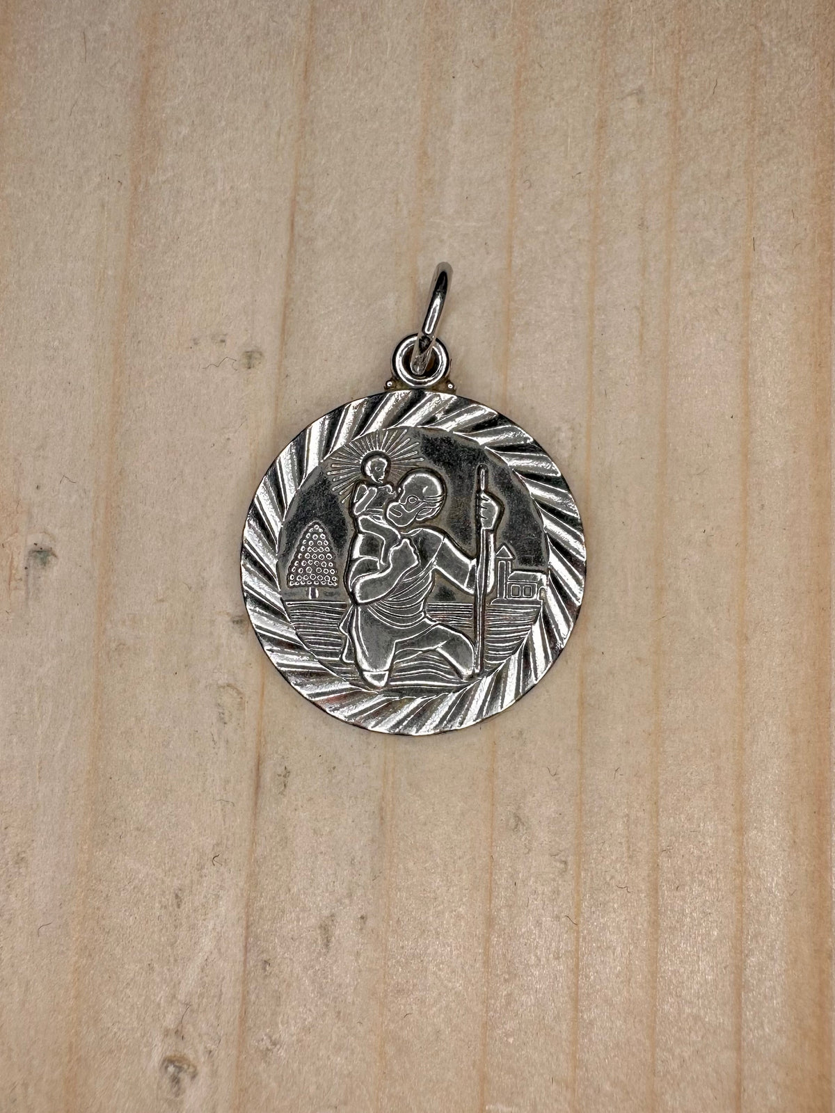 St. Christopher 925 Sterling Silver Pendant