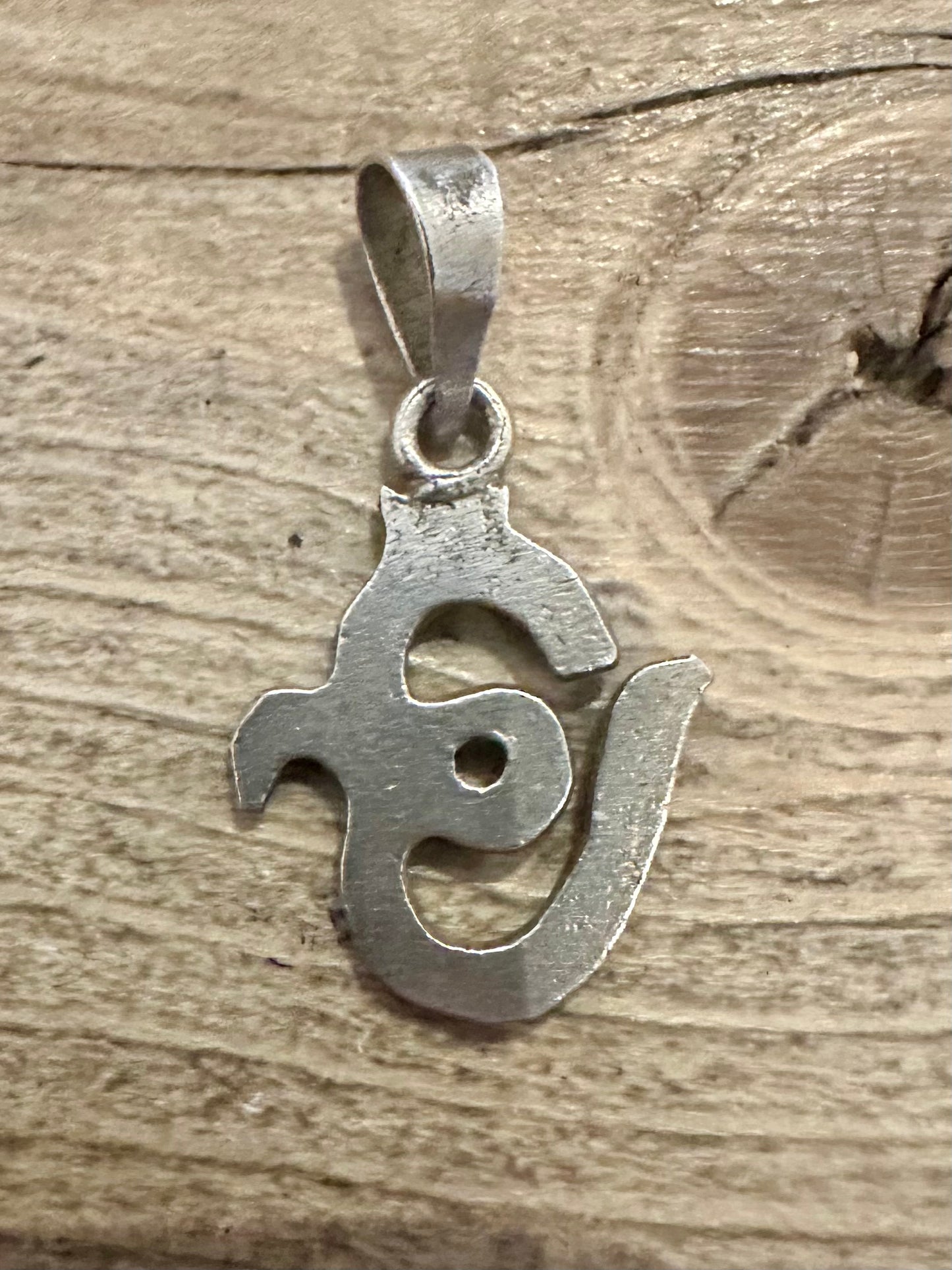 Vintage OM Silver Pendant