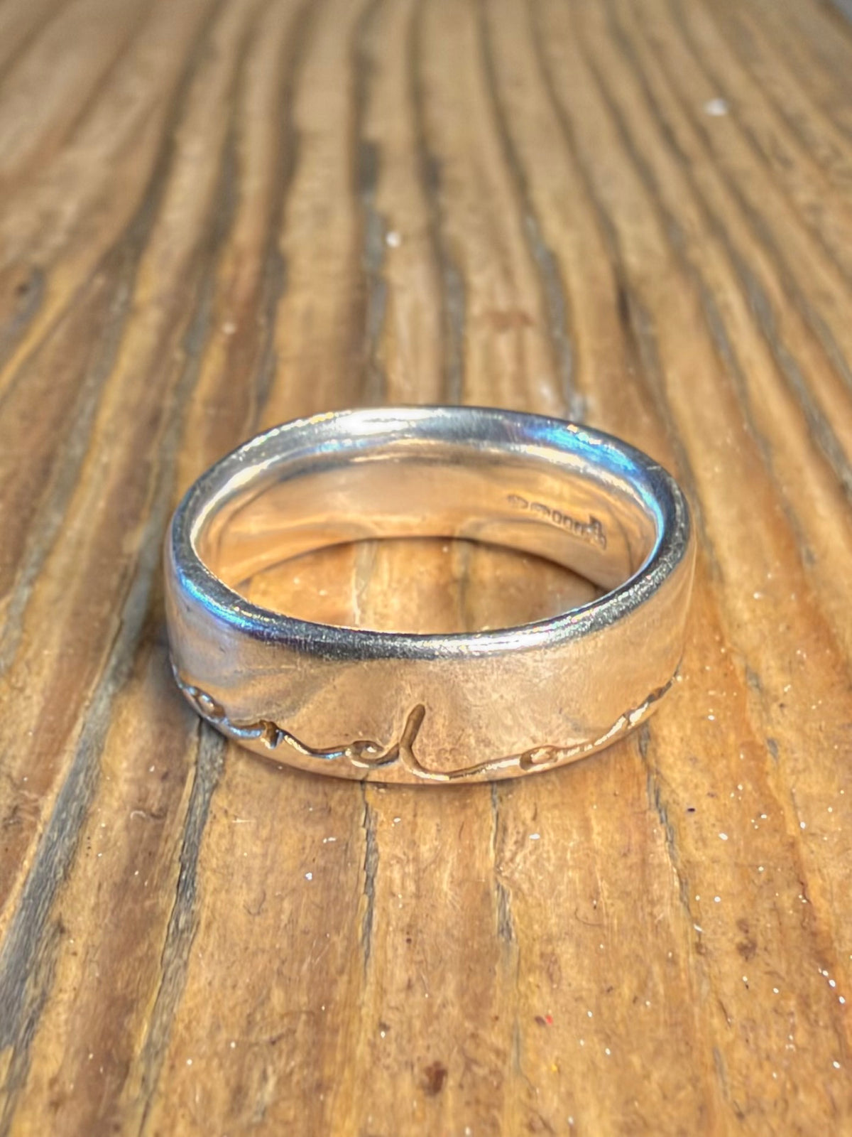 Diana Porter 2000 On and On Band 925 Sterling Silver Size L1/2 Ring