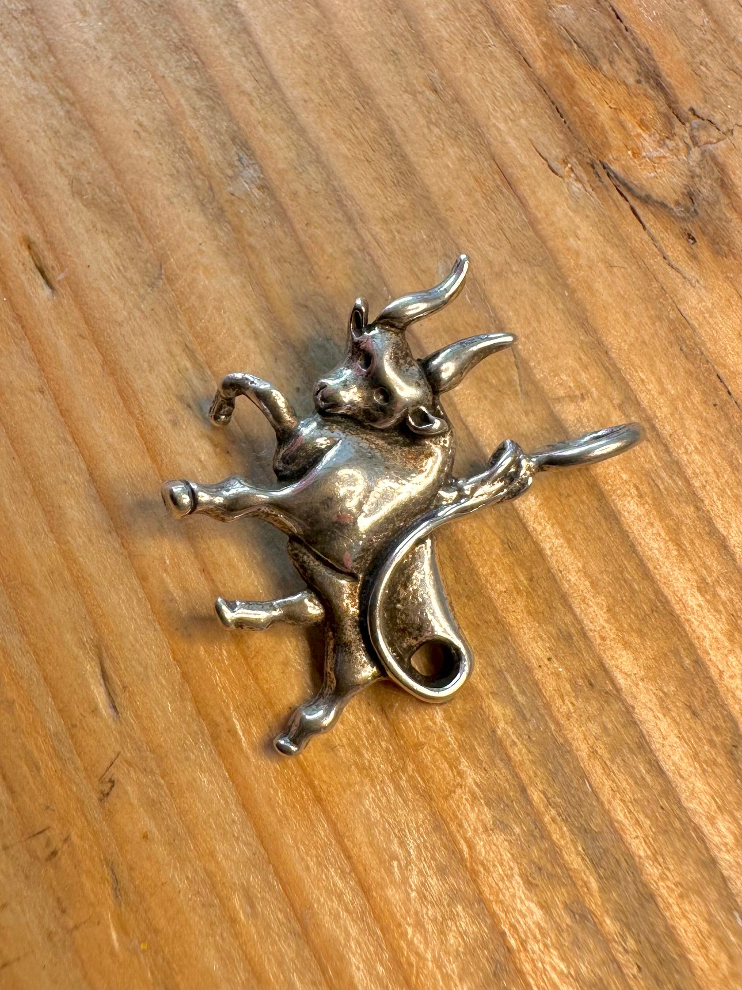 Taurus Bull 925 Sterling Silver Pendant