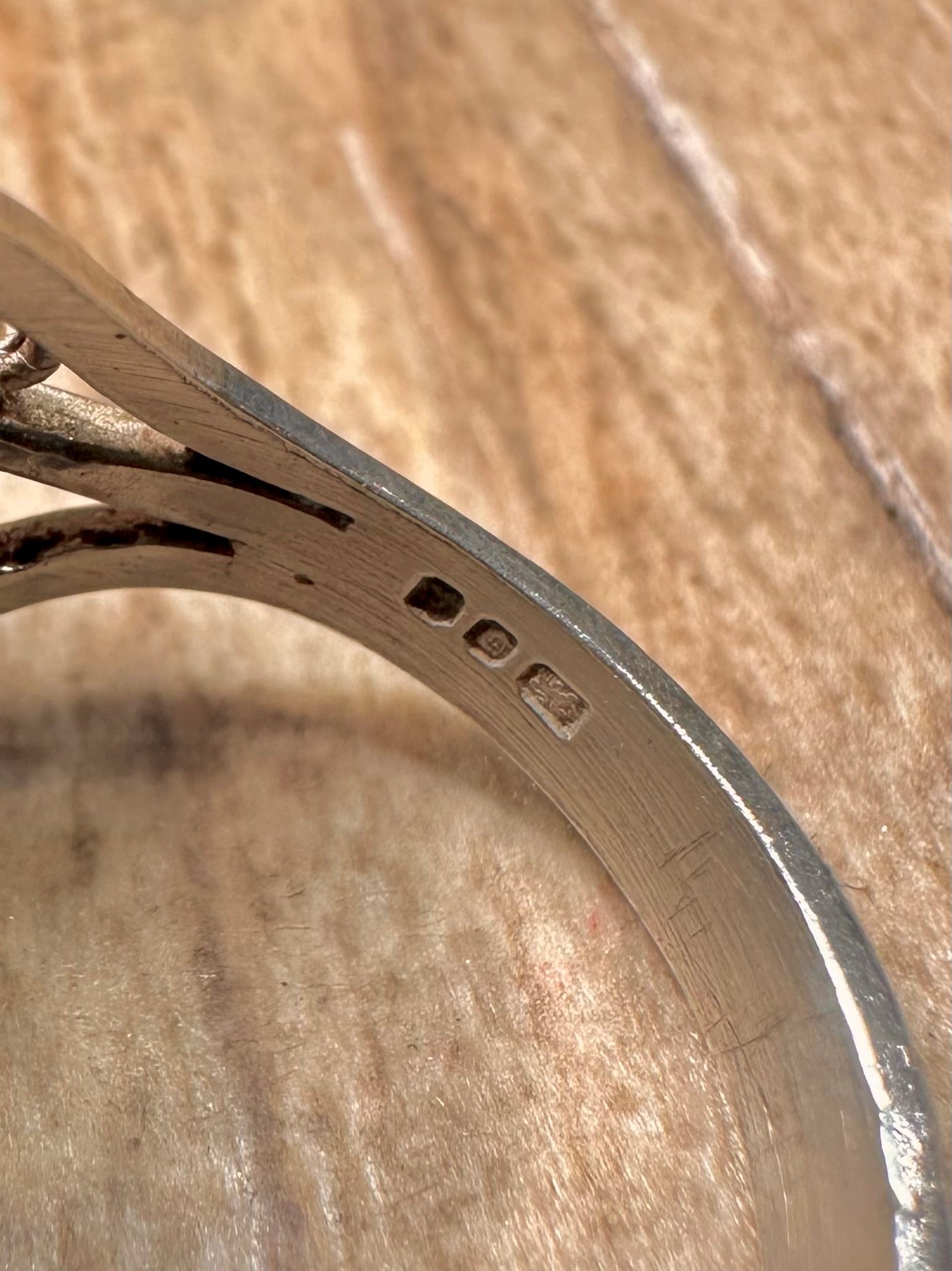 Vintage 1937 Threepence Coin 1992 925 Sterling Silver Size P Ring