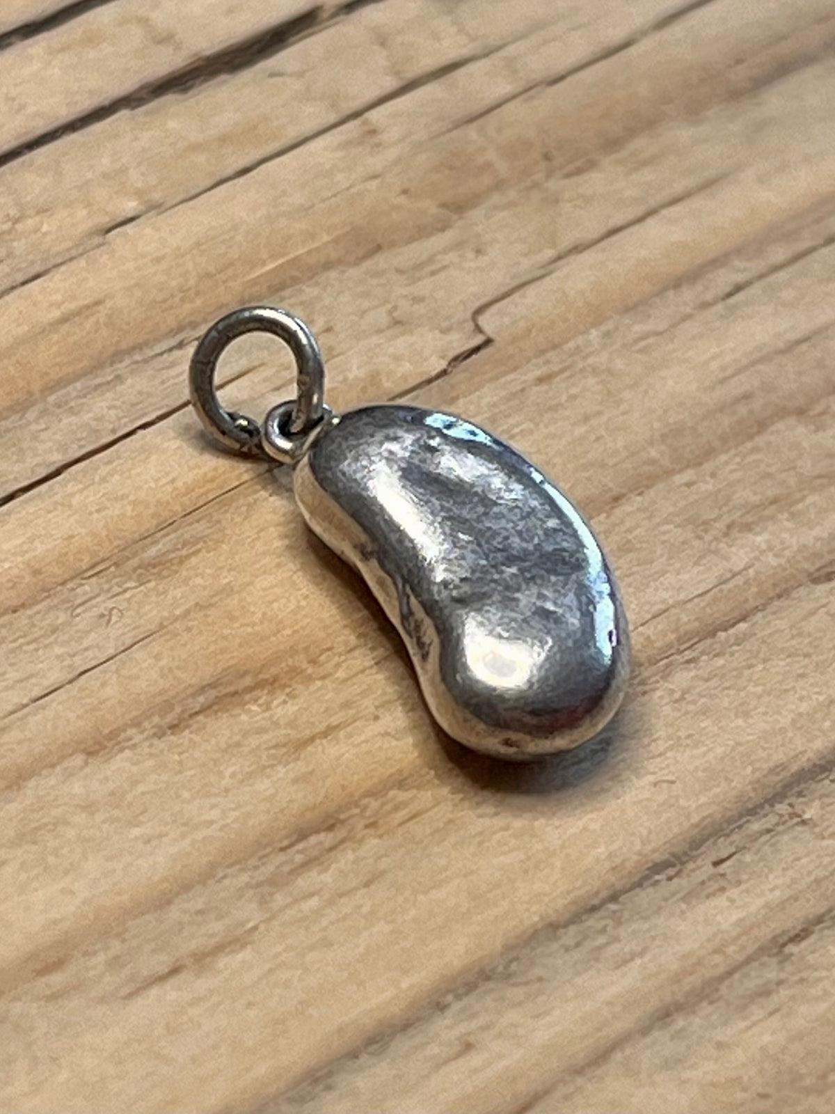 Small Bean 1866 Chester 925 Sterling Silver Pendant