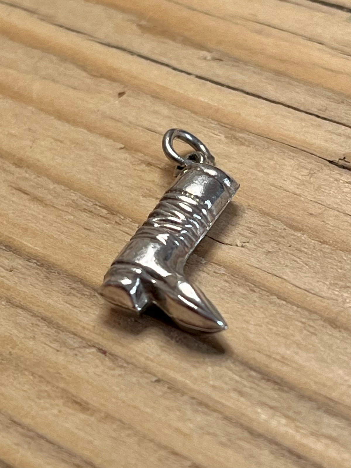 Small Boot 925 Sterling Silver Pendant