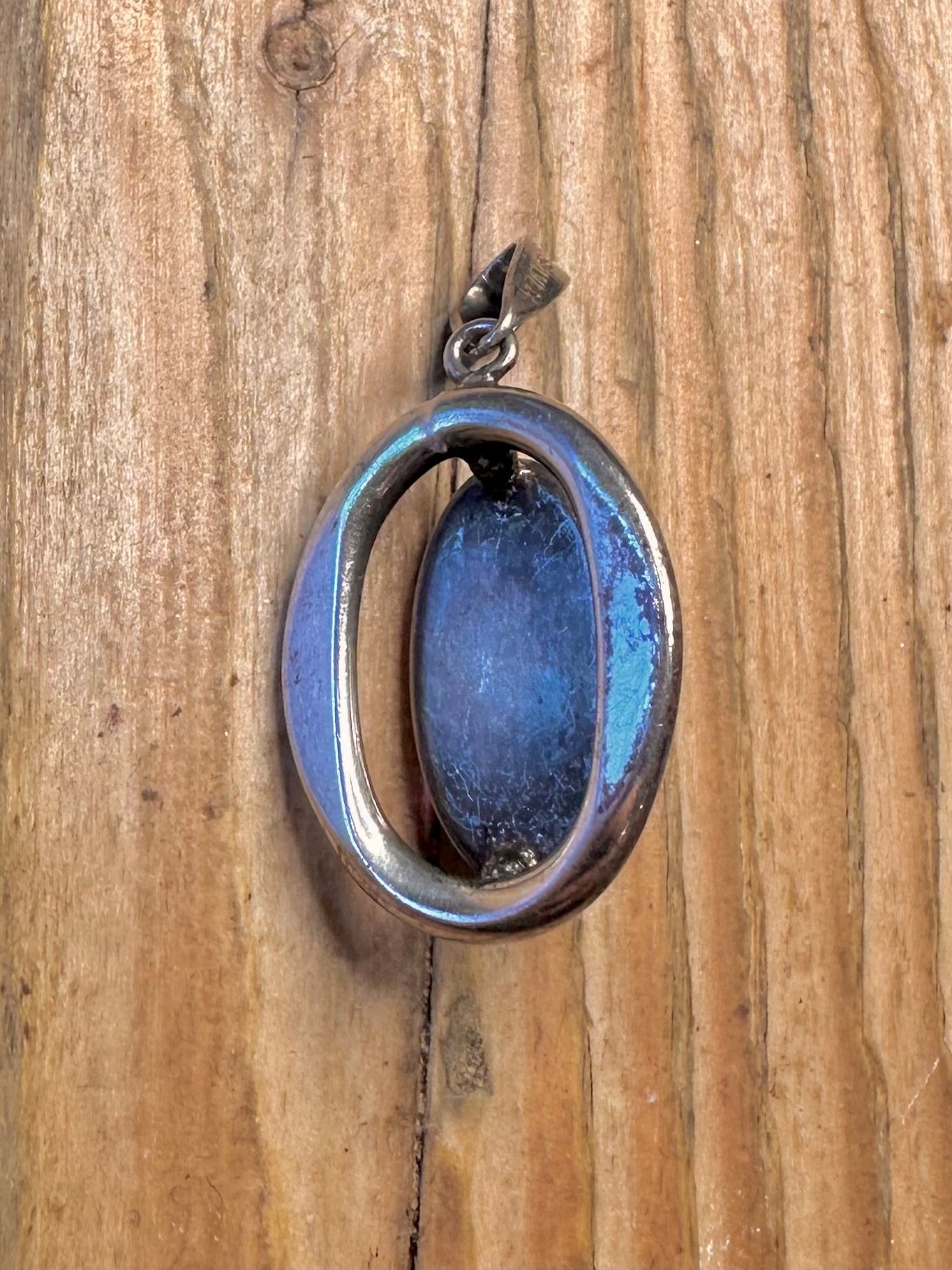 Amethyst Oval 925 Sterling Silber Anhänger