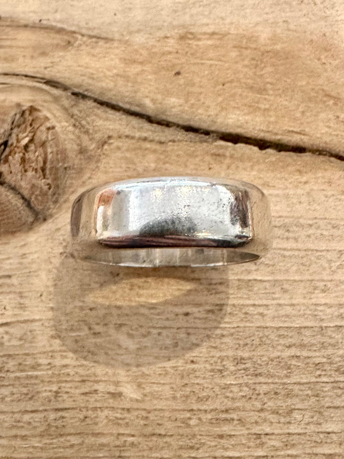 Vintage Band 925 Silver Size V Ring