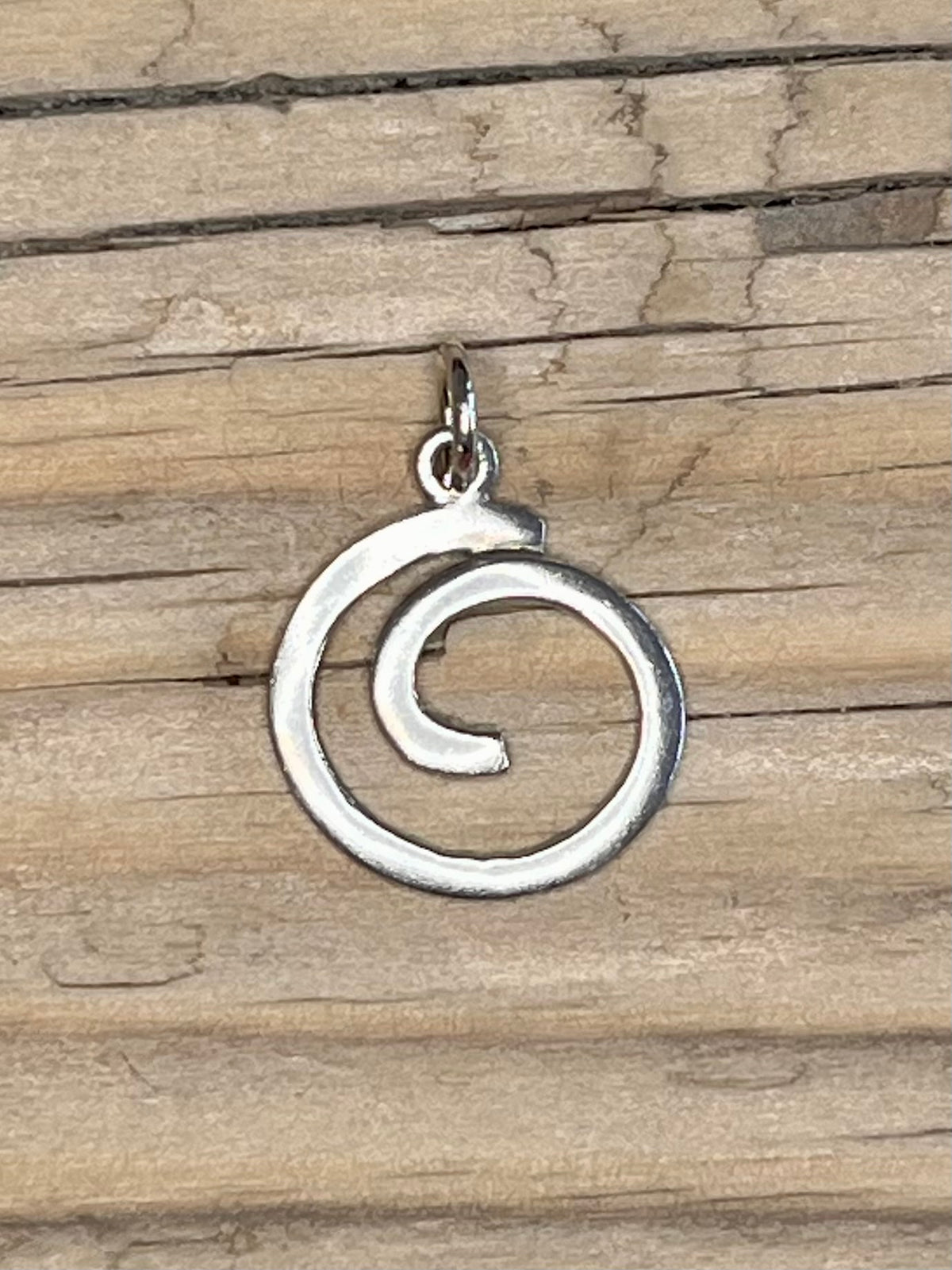 Simple Swirl 925 Sterling Silver Pendant