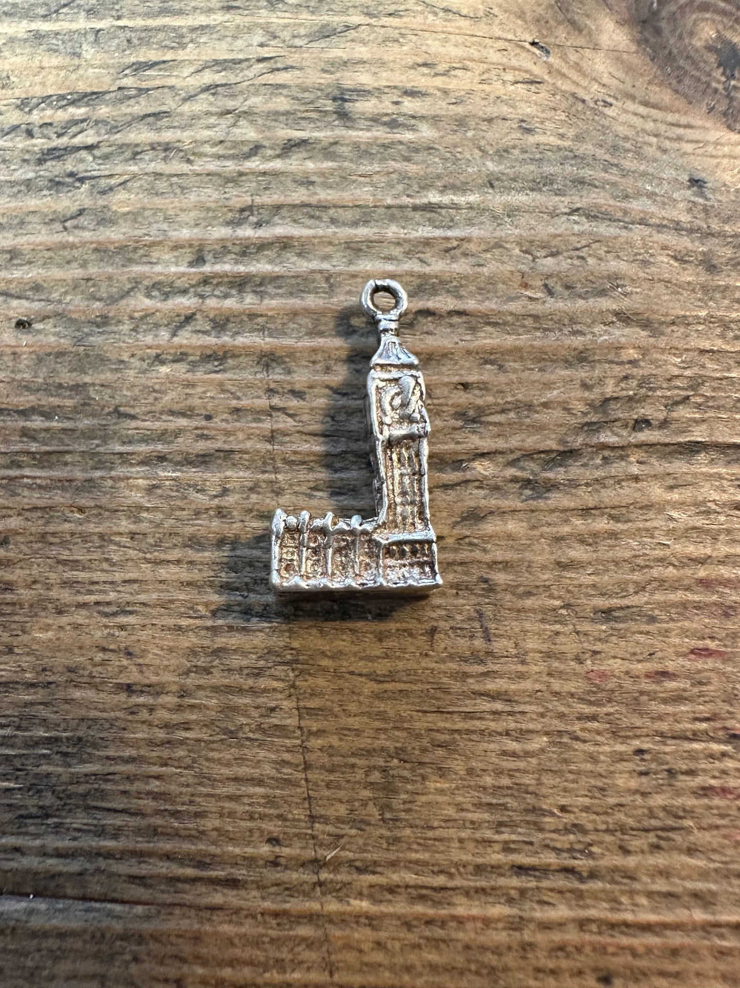 Vintage Big Ben 925 Silver Charm Pendant