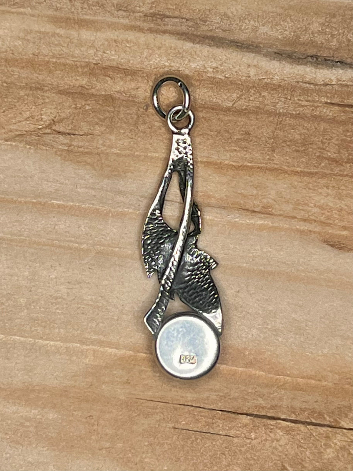 Amber Leaf 925 Sterling Silver Pendant