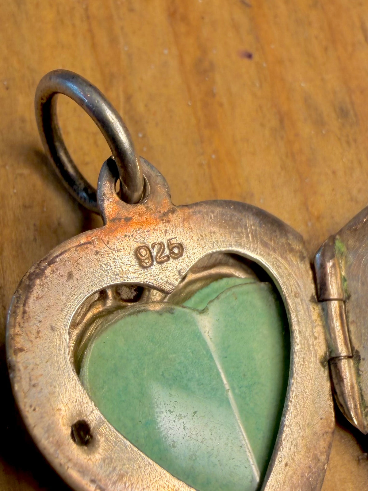 Heart Decorative Locket 925 Sterling Silver Pendant