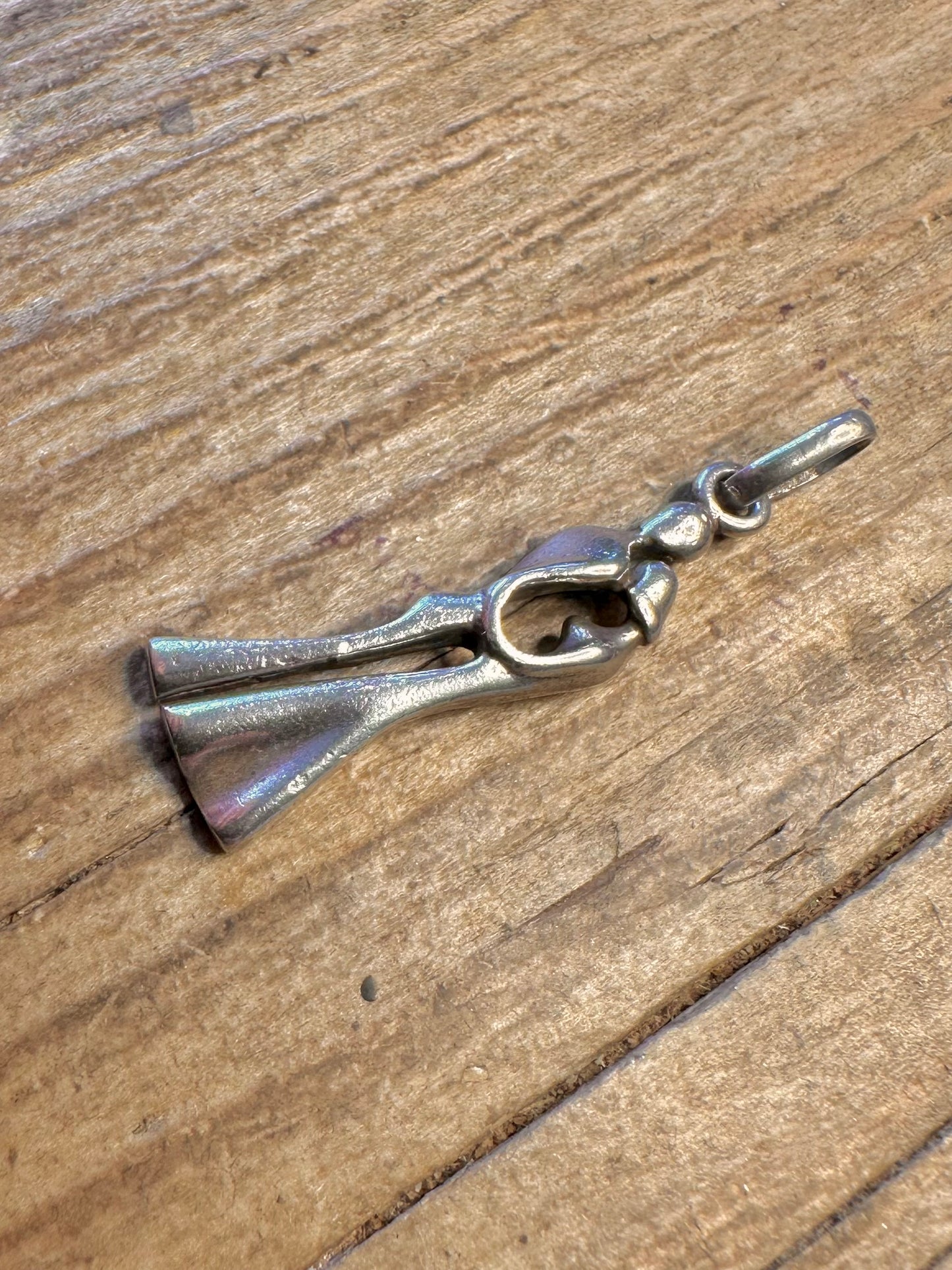 Paar umarmt 925er Sterling Silber Anhänger