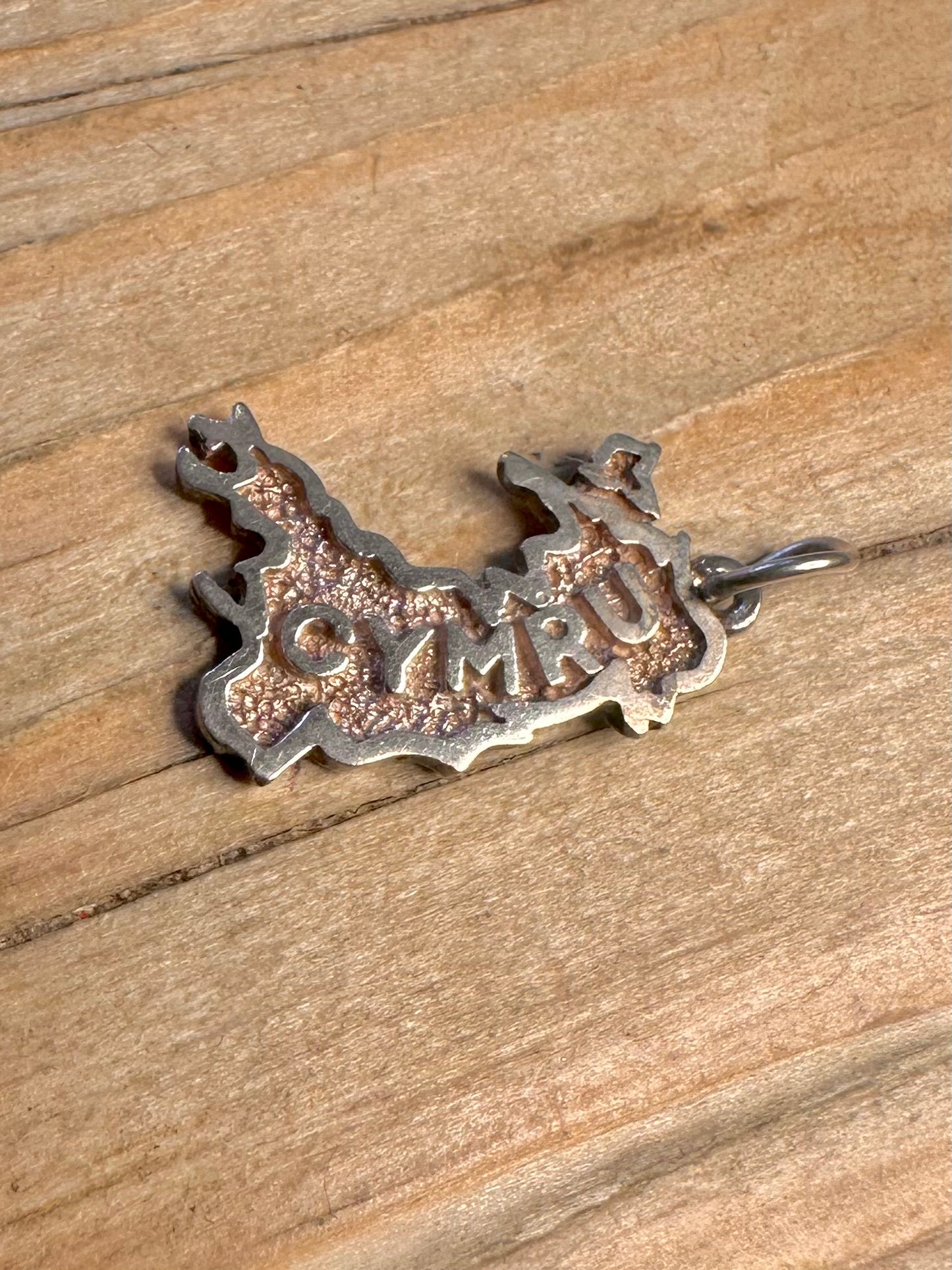 Vintage CYMRU Wales 925er Sterlingsilber Anhänger