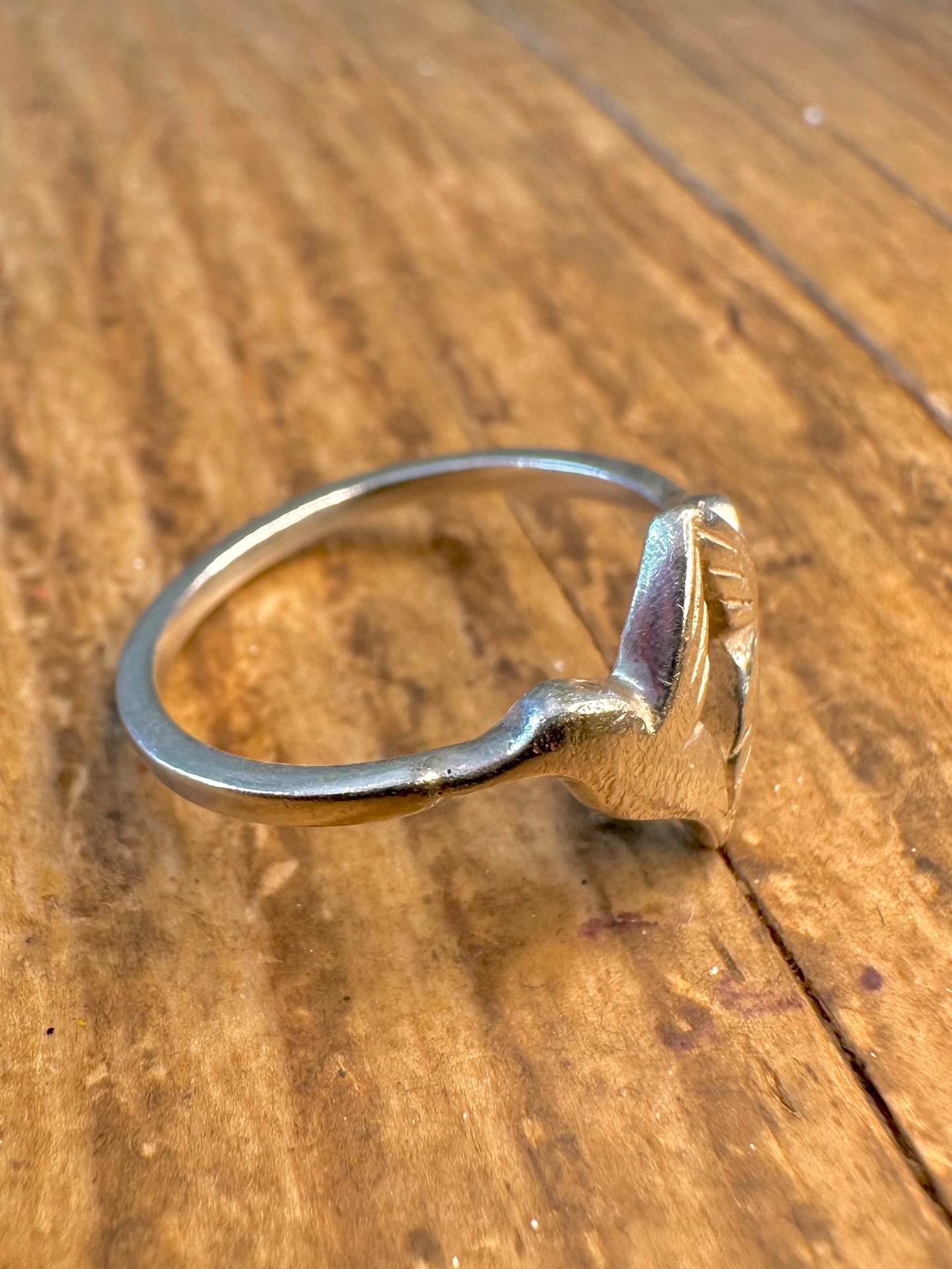 Two Humming Birds 925 Sterling Silver Size L1/2 Ring