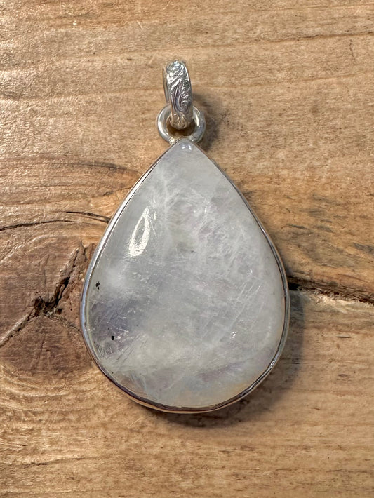 Vintage Moonstone 925 Silver Pendant
