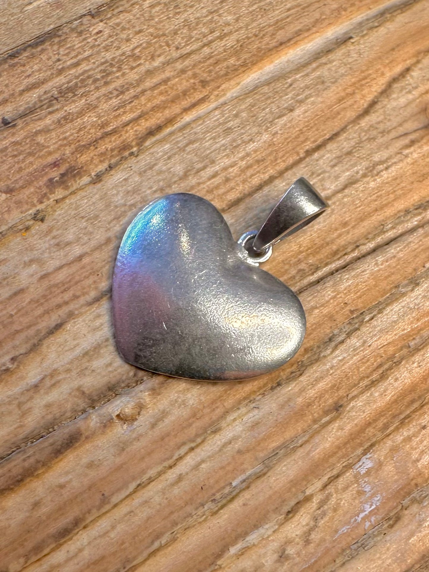 Vintage Heart 925 Sterling Silver Pendant