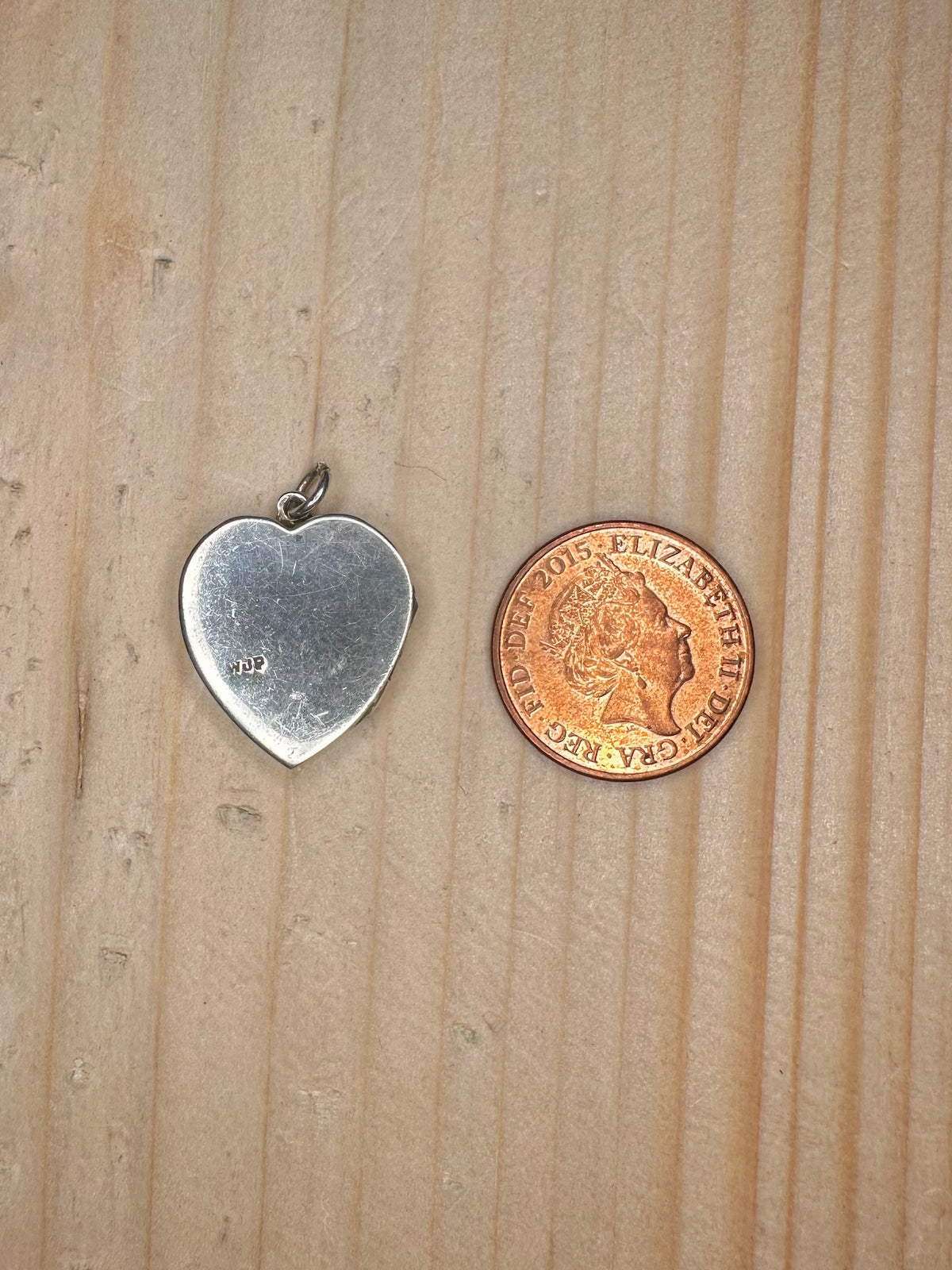Engraved Heart Locket 925 Sterling Silver Pendant