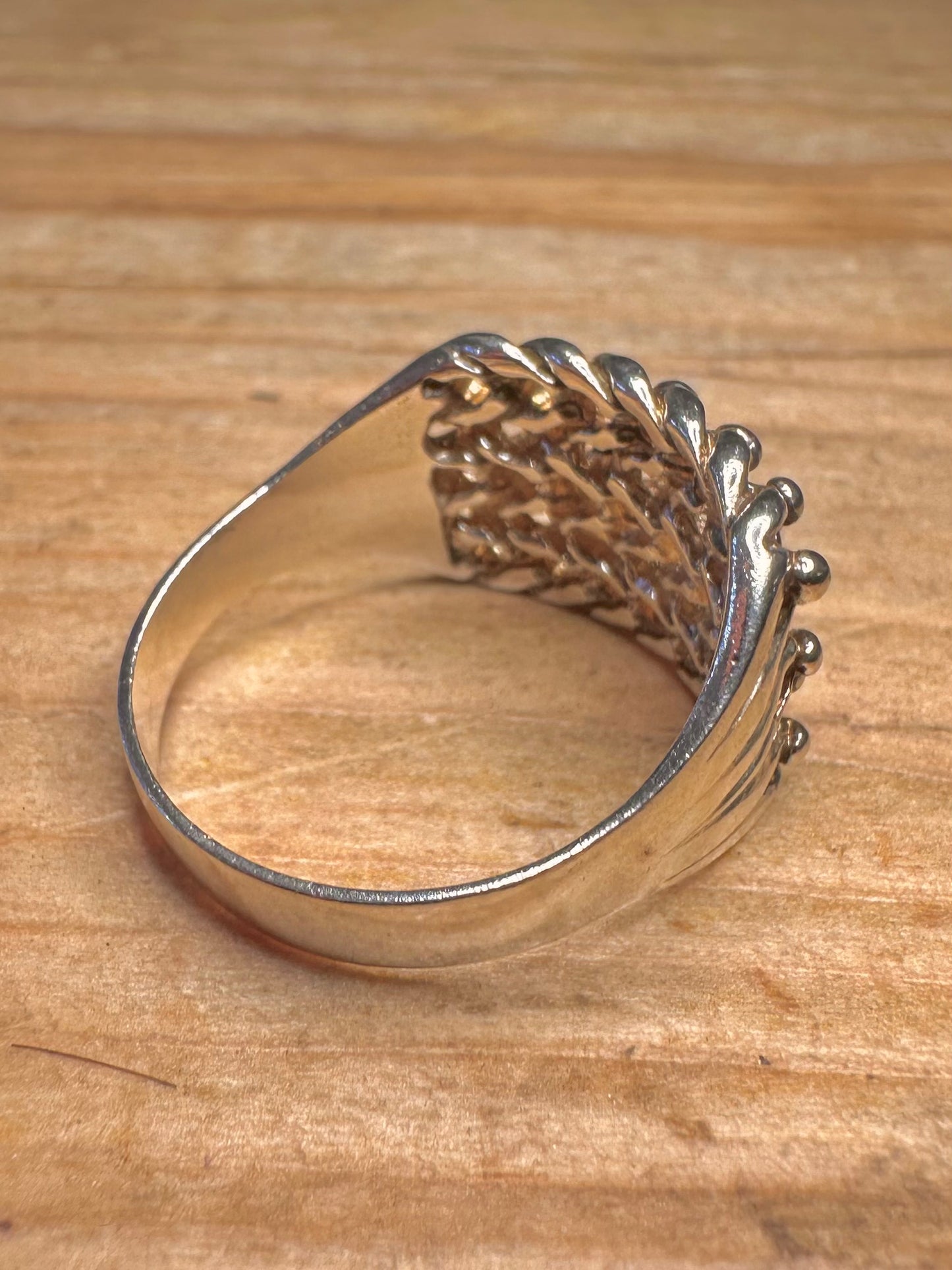 Vintage Keepers 925 Sterling Silver Size U Ring