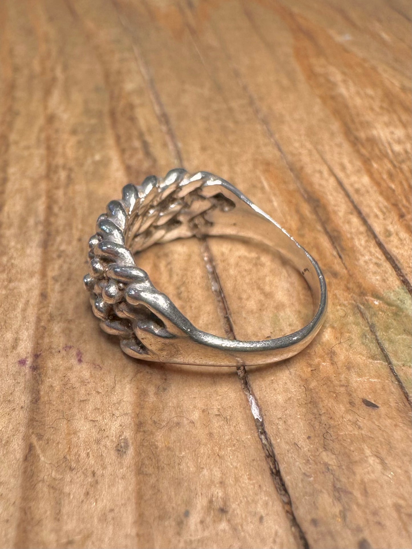 Vintage Keepers 925 Sterling Silver Size K Ring