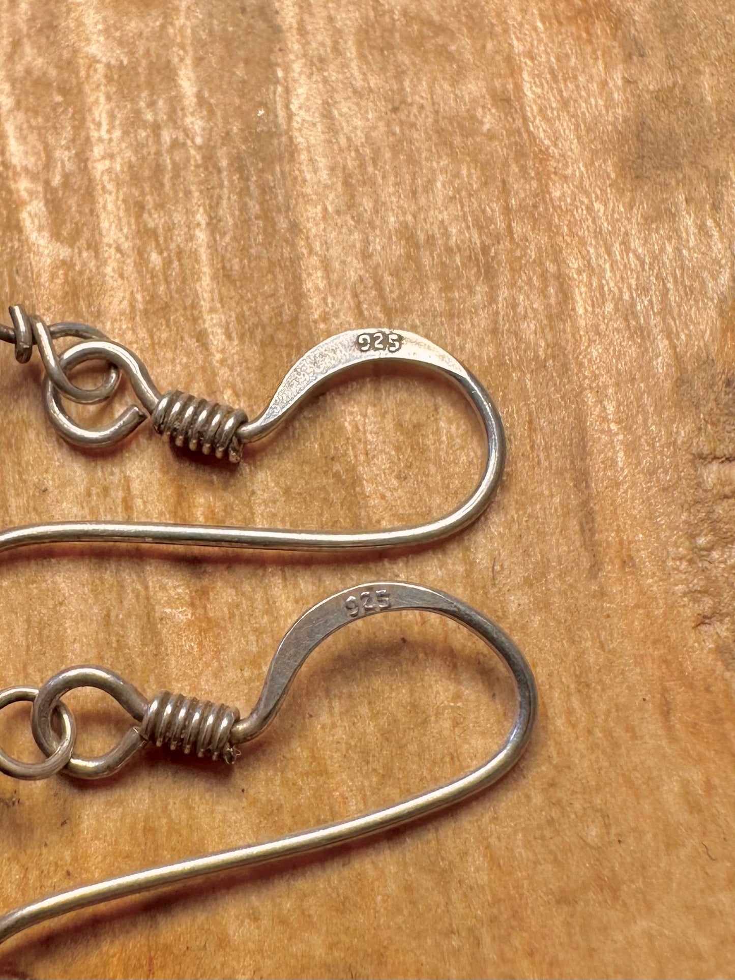 Amethyst Ball 925 Sterling Silver Earrings