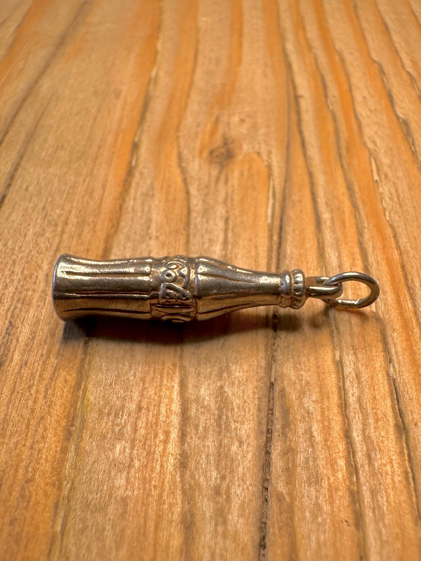 Vintage Coke Cola Bottle 925 Sterling Silver Charm Pendant