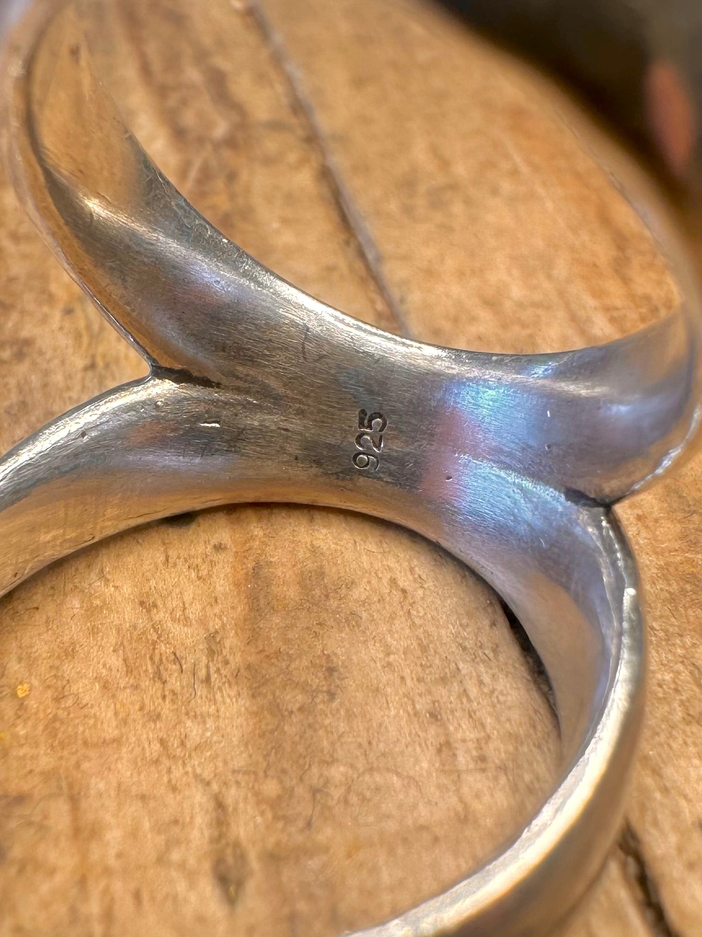 Arthritis offener Ringschiene 925 Sterling Silber Größe i1/2 Ring