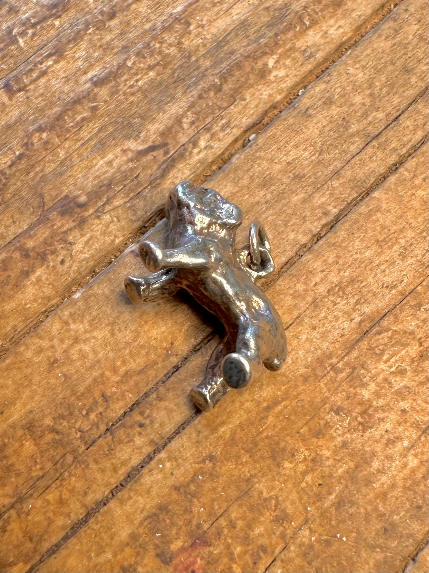 Bulldog Solid 925 Sterling Silver Charm Pendant