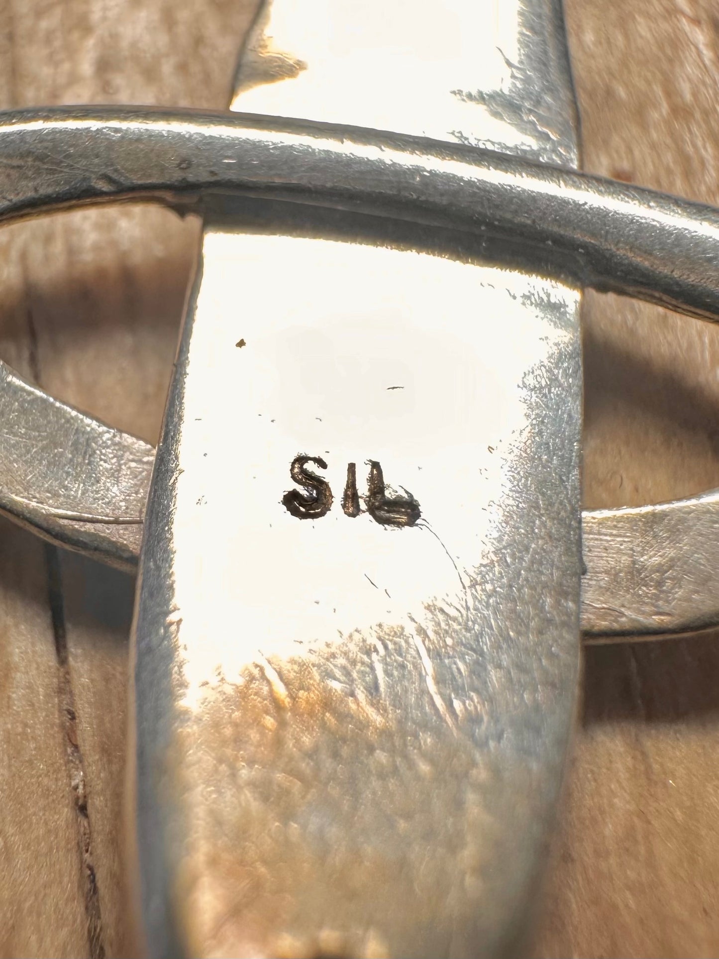 Abstract Unique Dangle 925 Sterling Silver Earrings