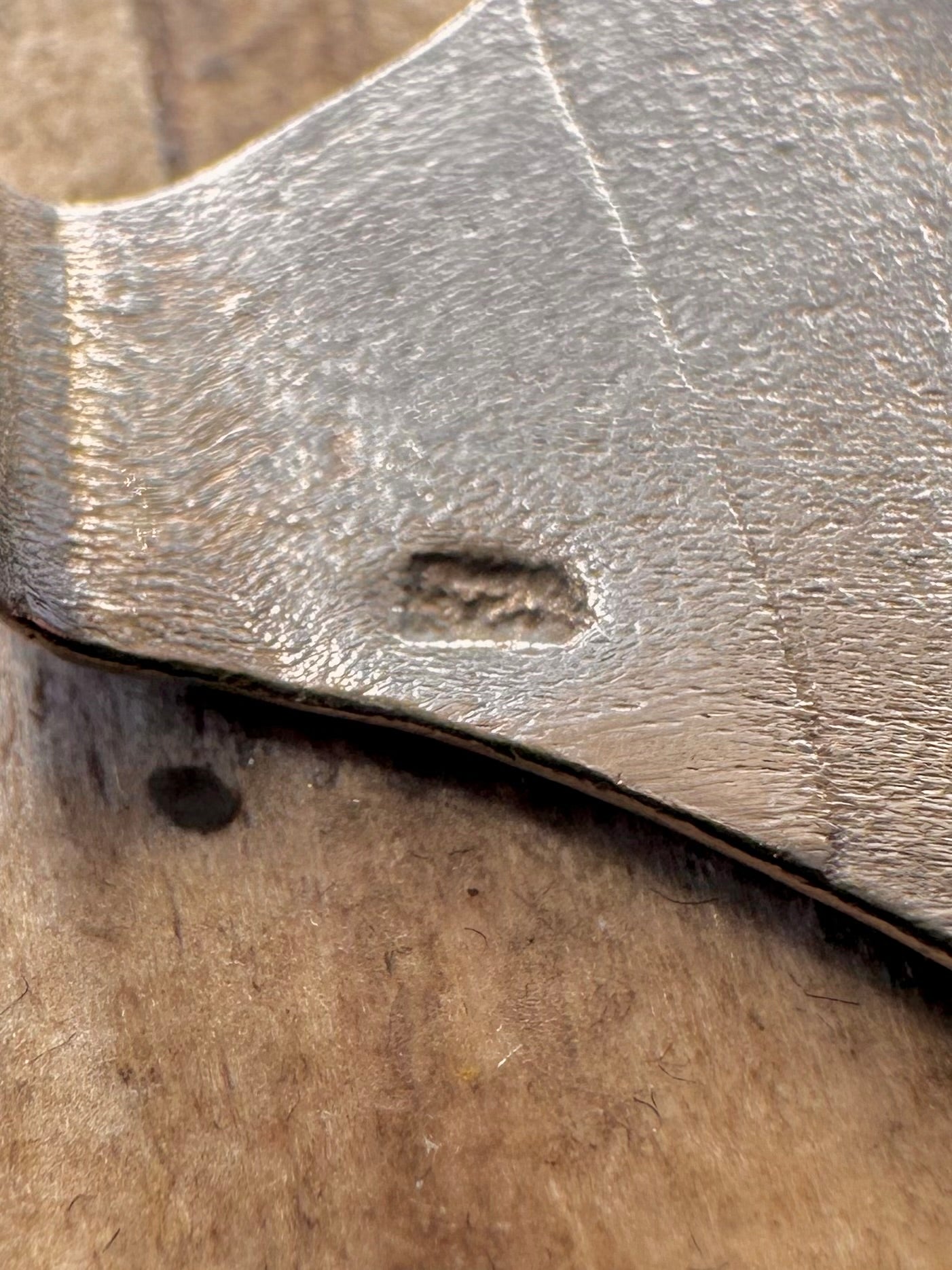 Abstrakte Balkenlücke 925 Sterling Silber Ring Größe L1/2