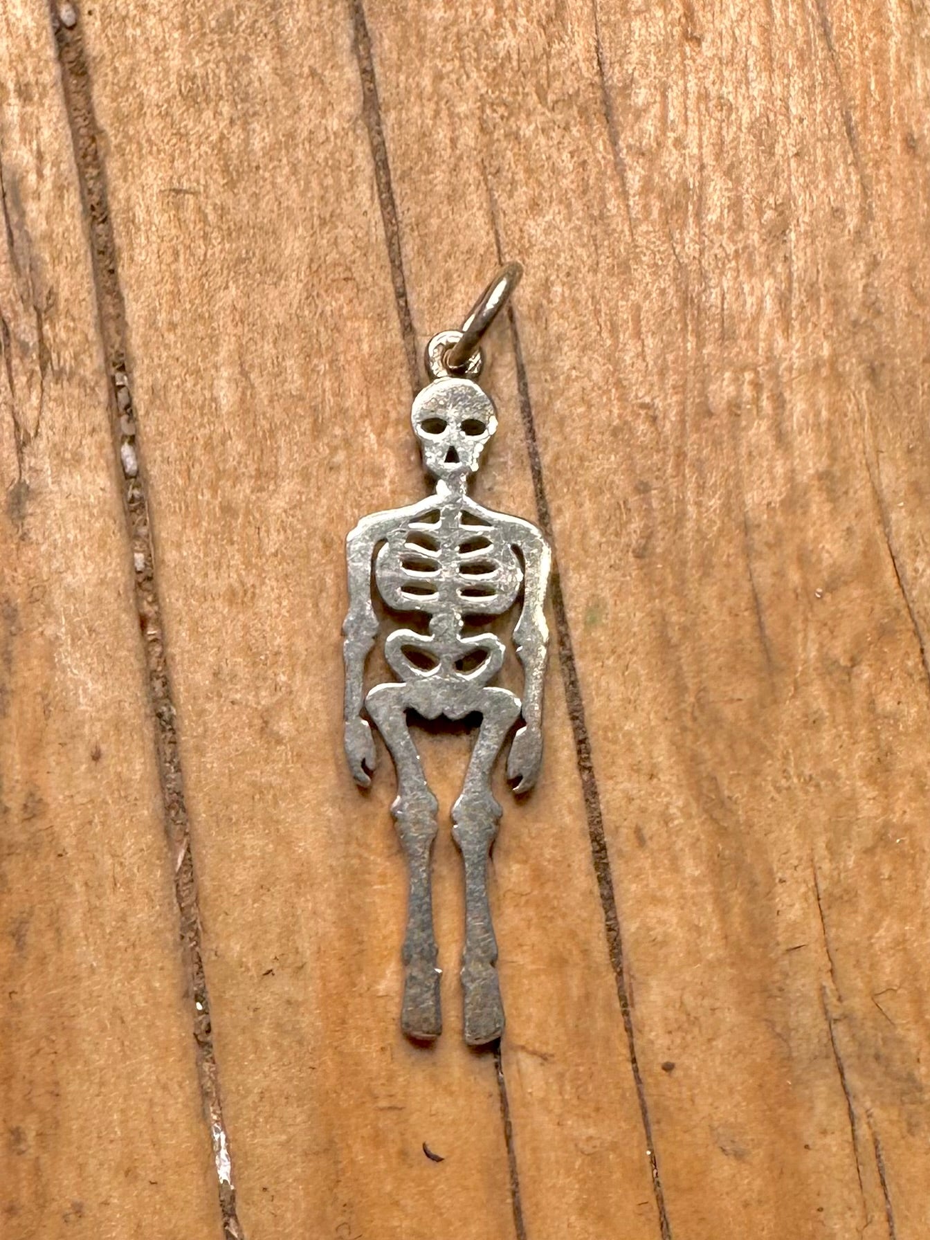 Anhänger Totenkopf Vintage 925 Sterling Silber