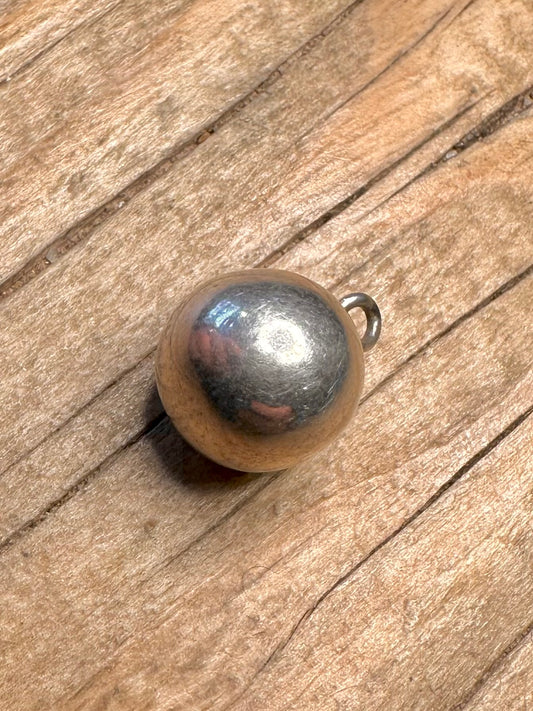 Modernist Ball 925 Sterling Silver Pendant