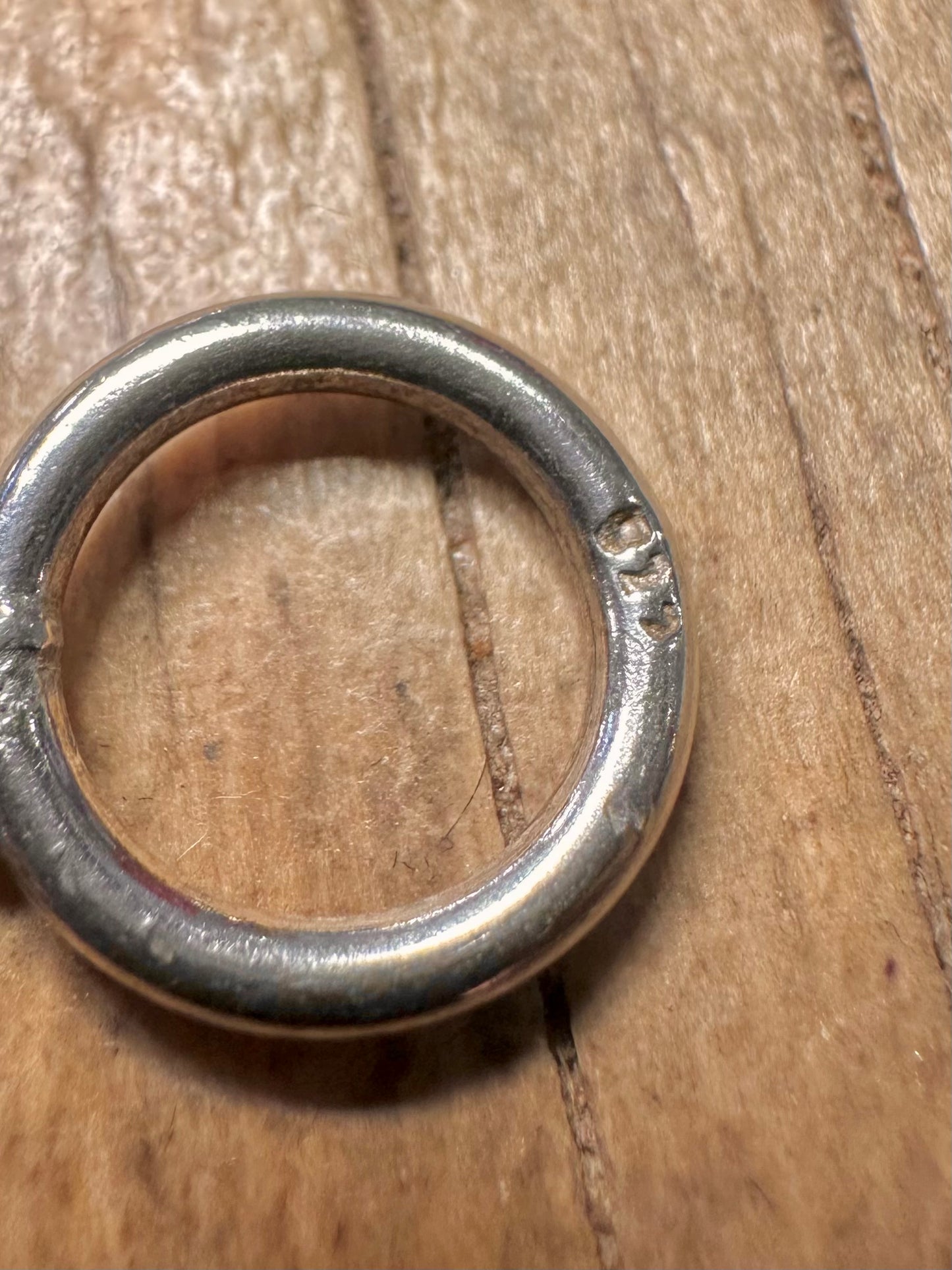 Vintage Kugelkette dick 925 Sterling Silber 47 cm Halskette