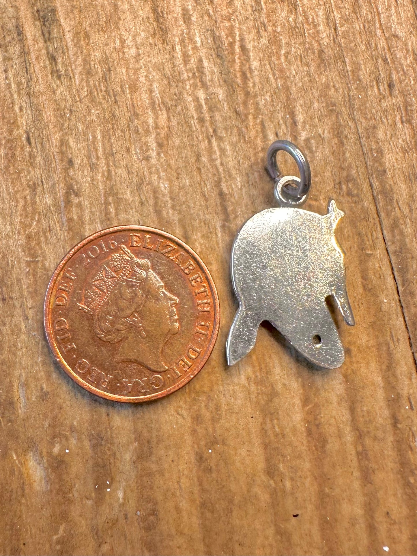 Ägyptischer Pharaonenkopf 925er Sterling Silber Anhänger